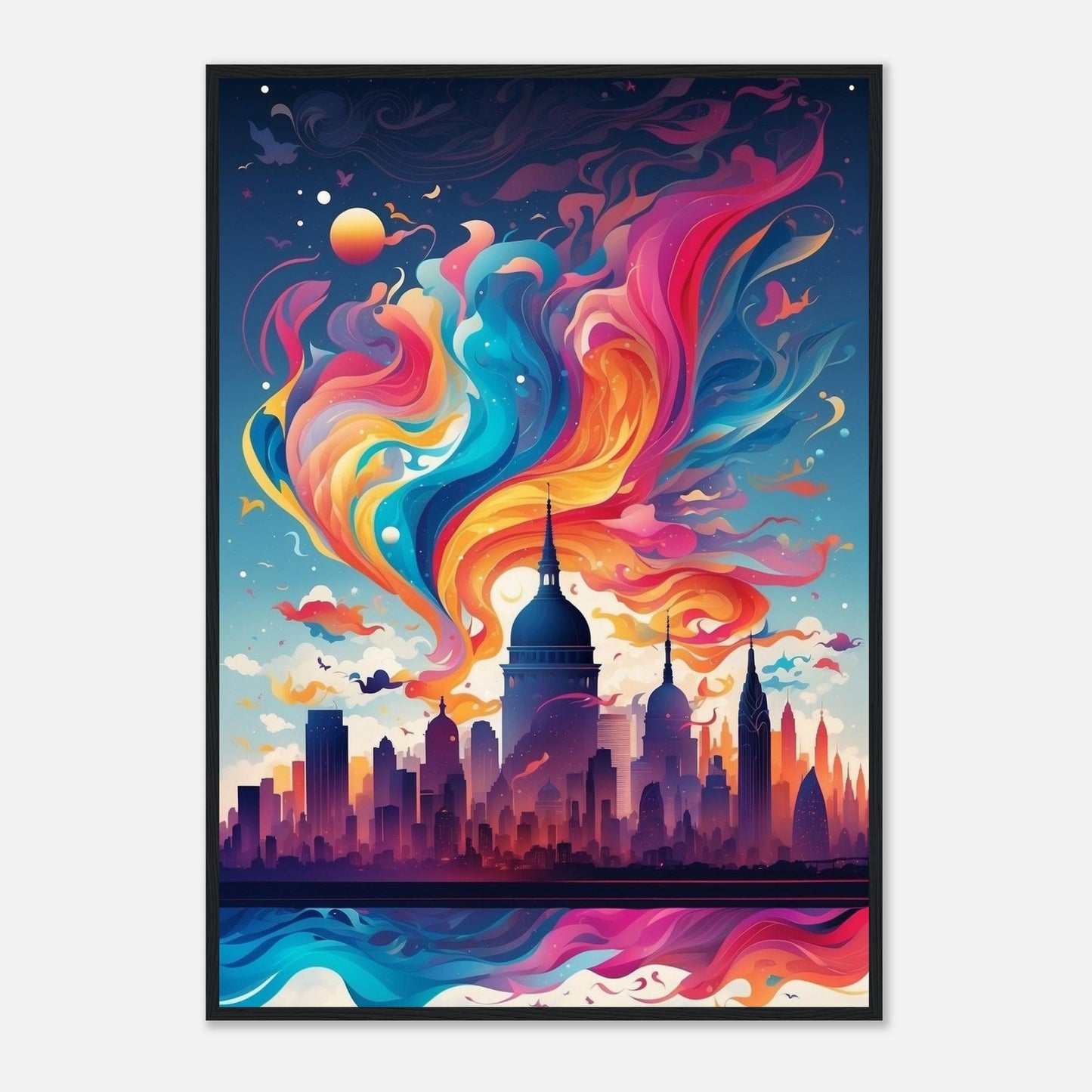 Premium Matte Paper Wooden Framed Poster