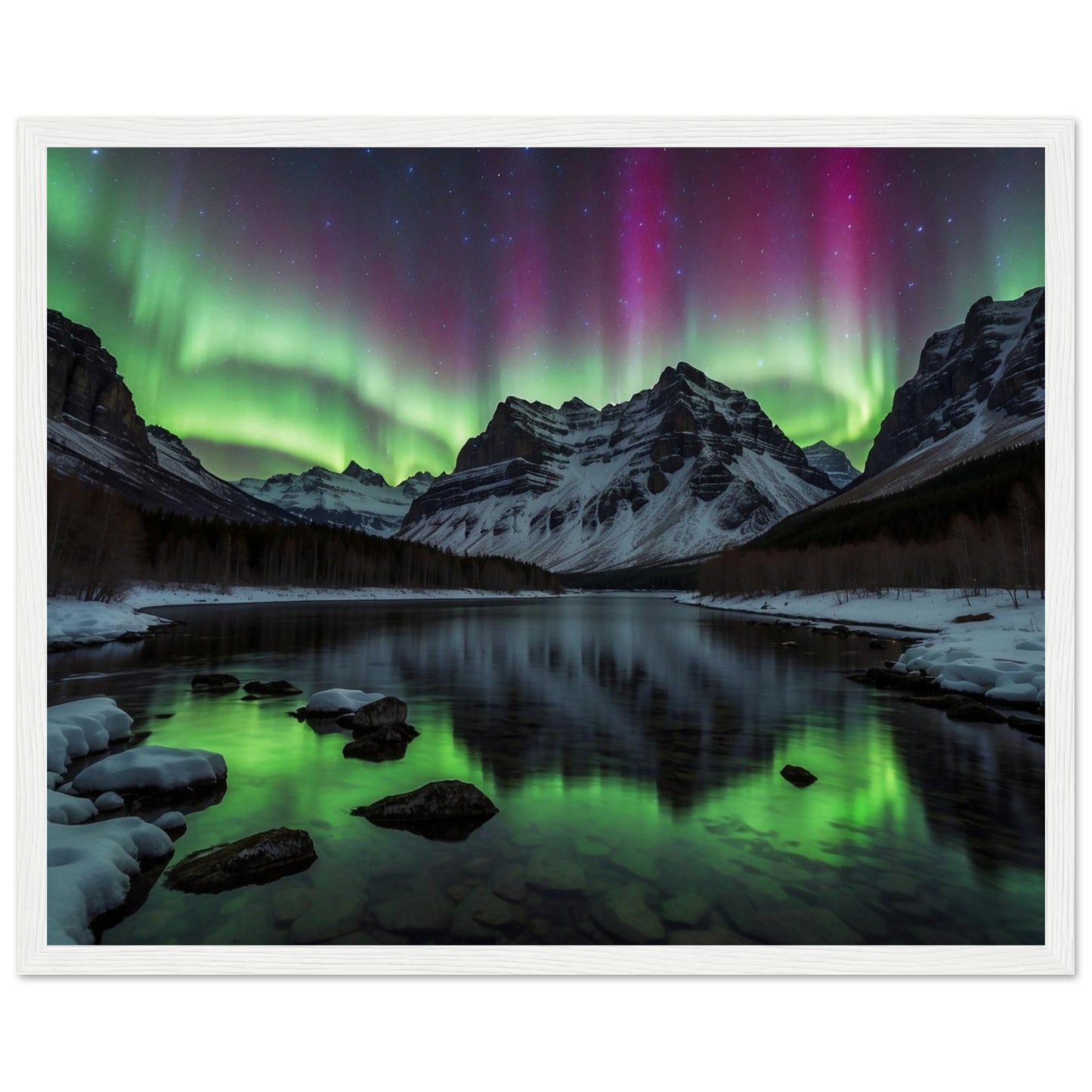 Premium Matte Paper Wooden Framed Poster