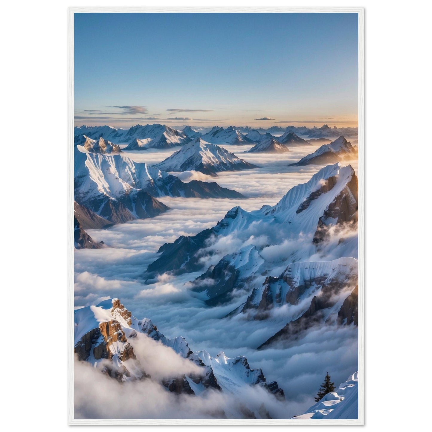 Premium Matte Paper Wooden Framed Poster