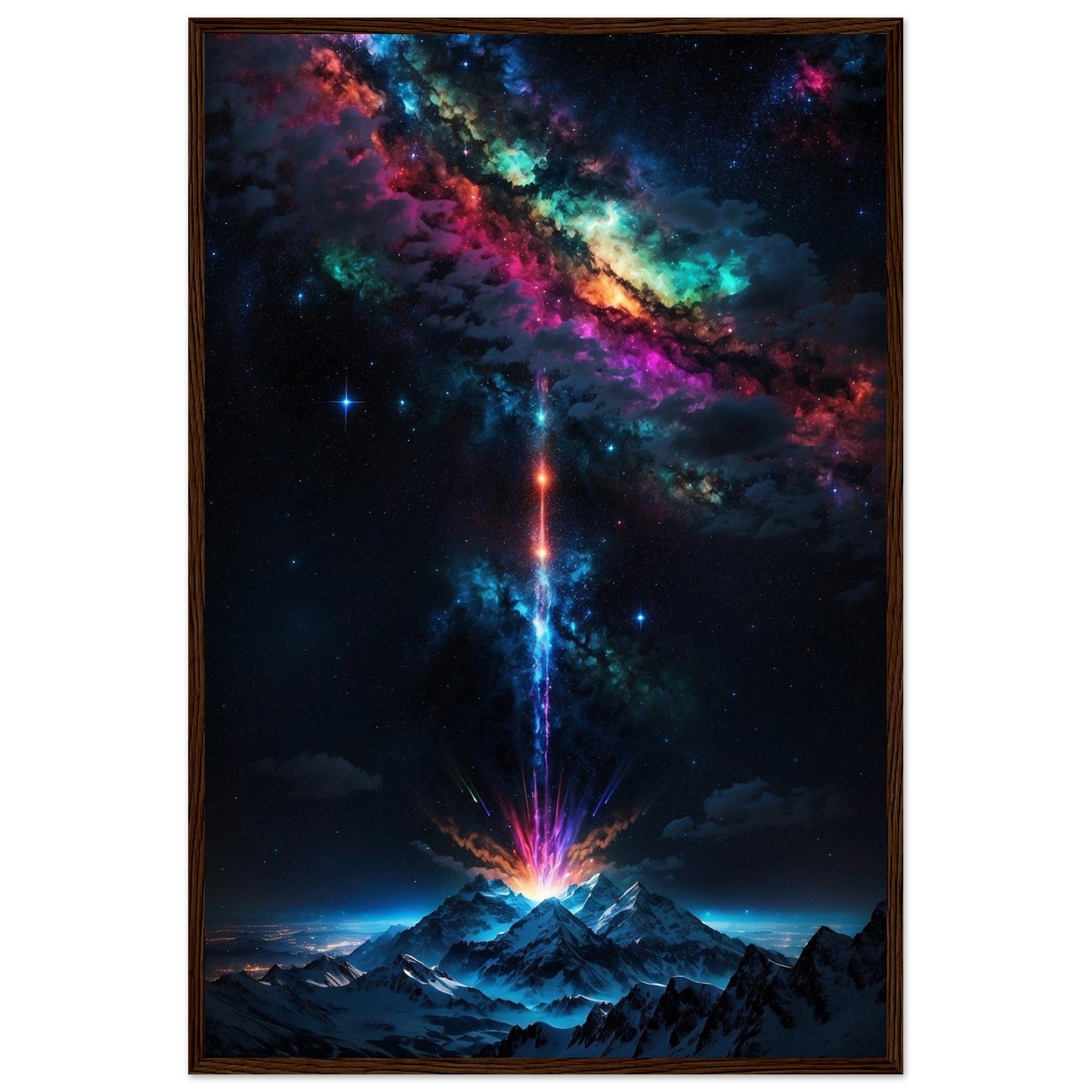 Premium Matte Paper Wooden Framed Poster