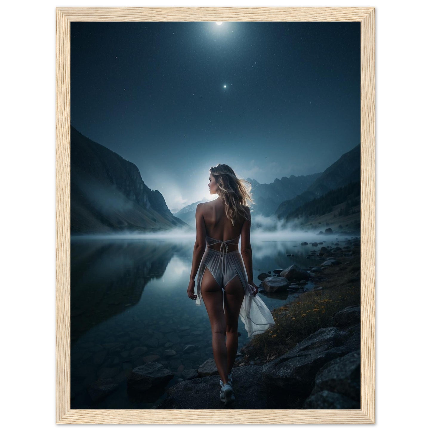 Premium Matte Paper Wooden Framed Poster