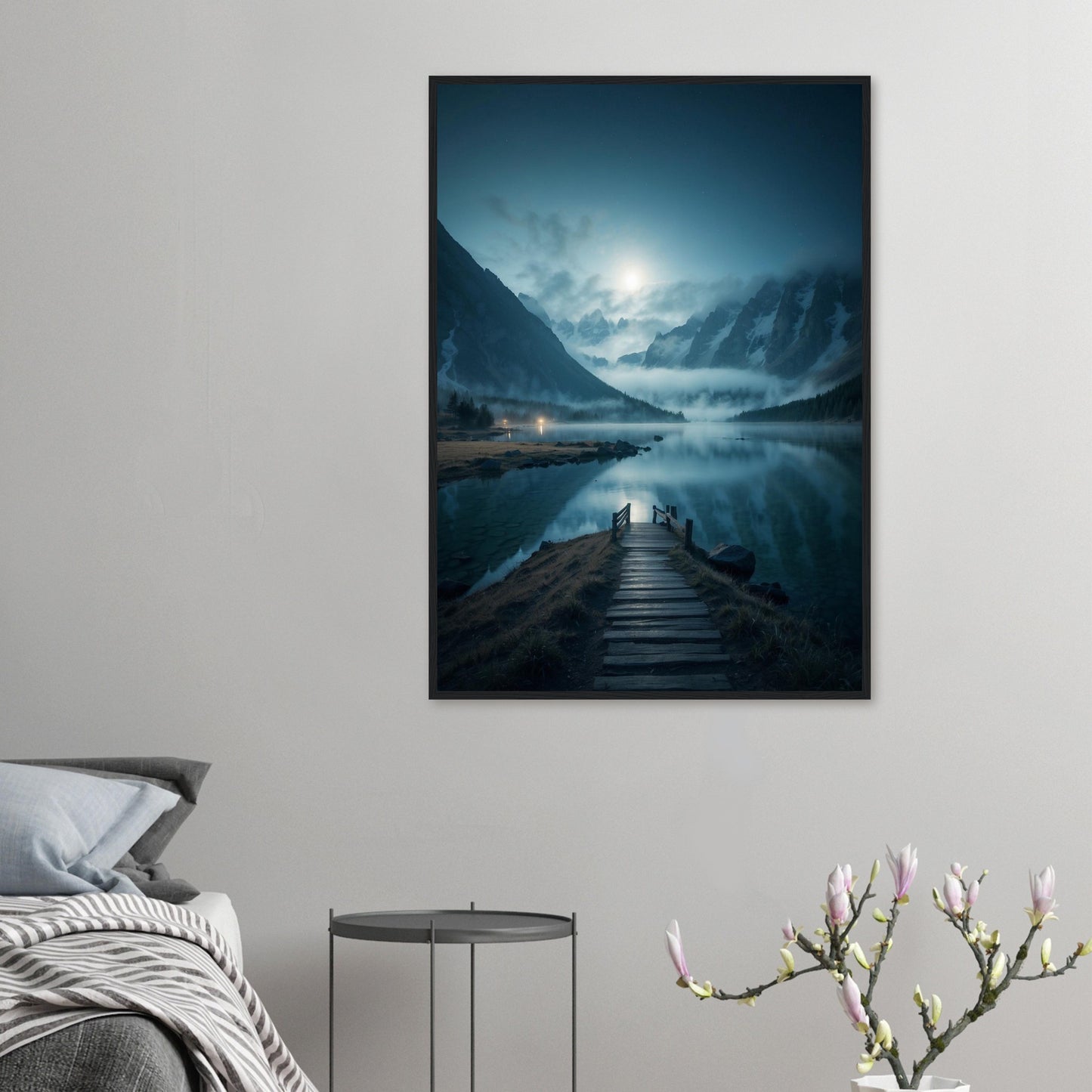 Premium Matte Paper Wooden Framed Poster