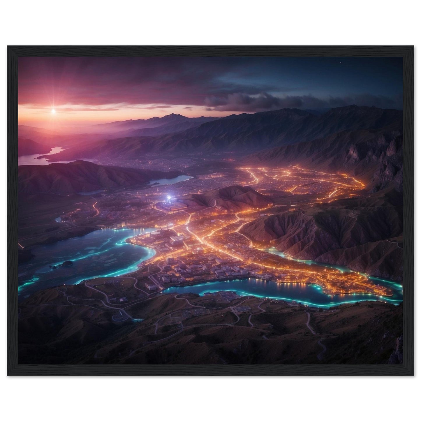 Premium Matte Paper Wooden Framed Poster