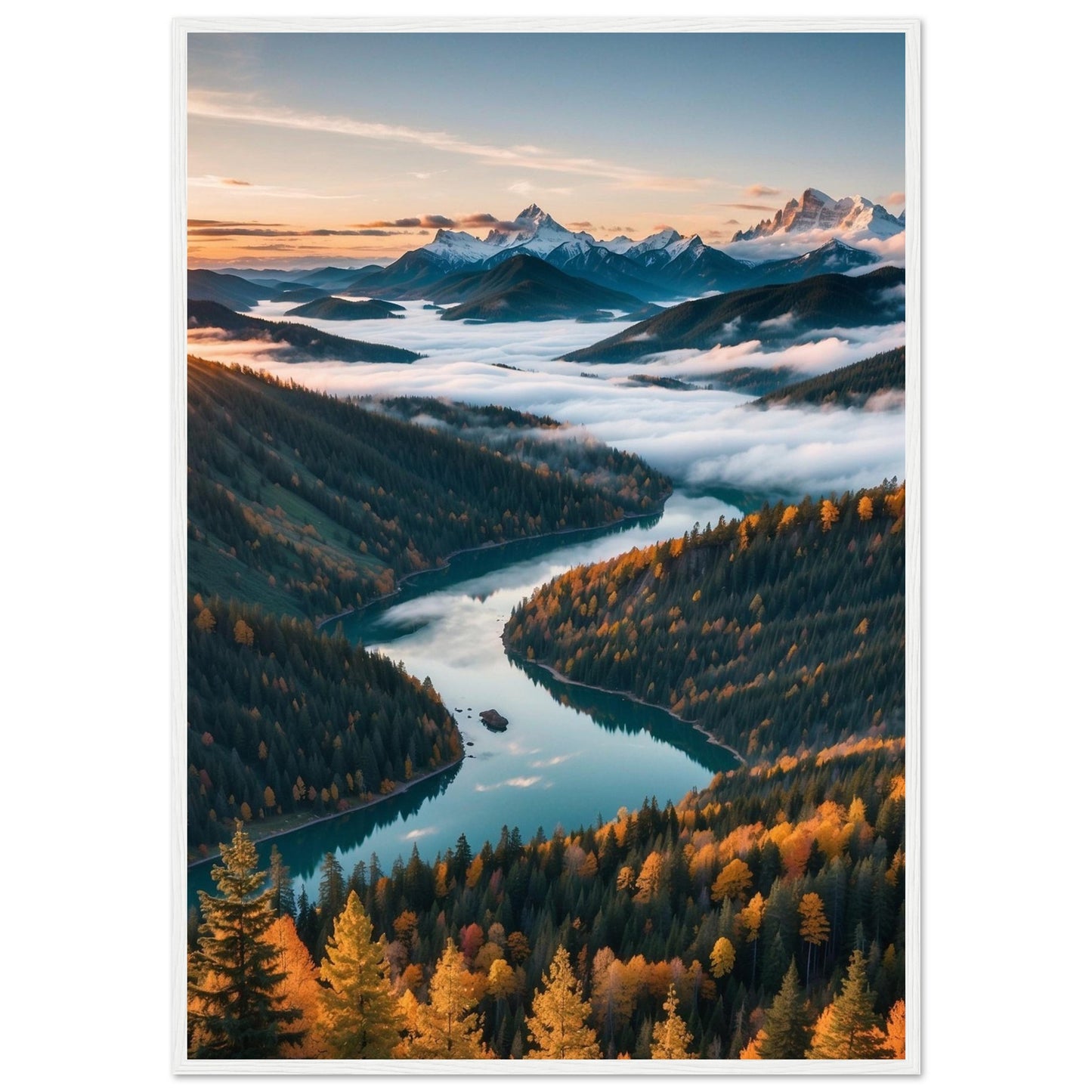 Premium Matte Paper Wooden Framed Poster