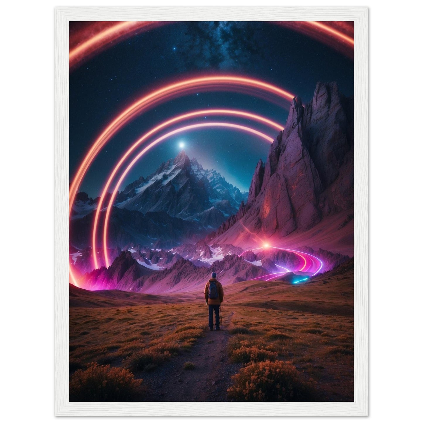 Premium Matte Paper Wooden Framed Poster