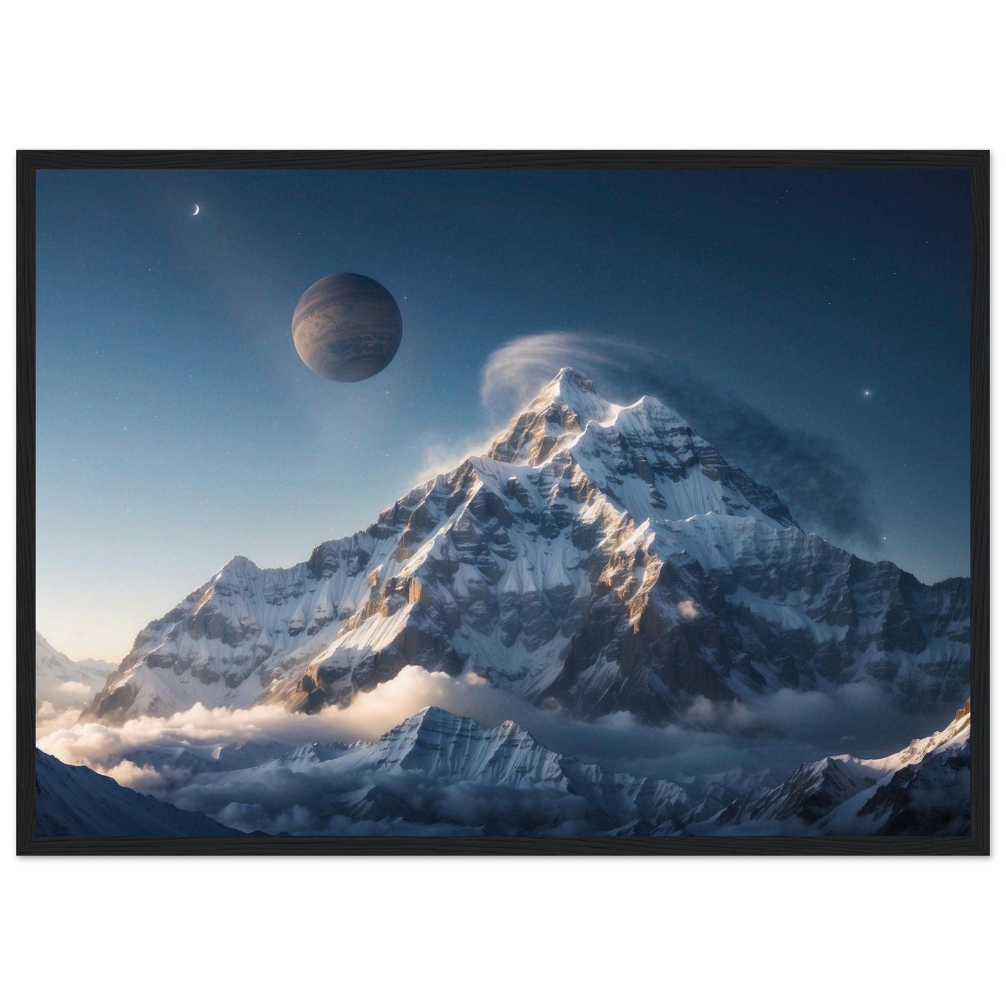Premium Matte Paper Wooden Framed Poster