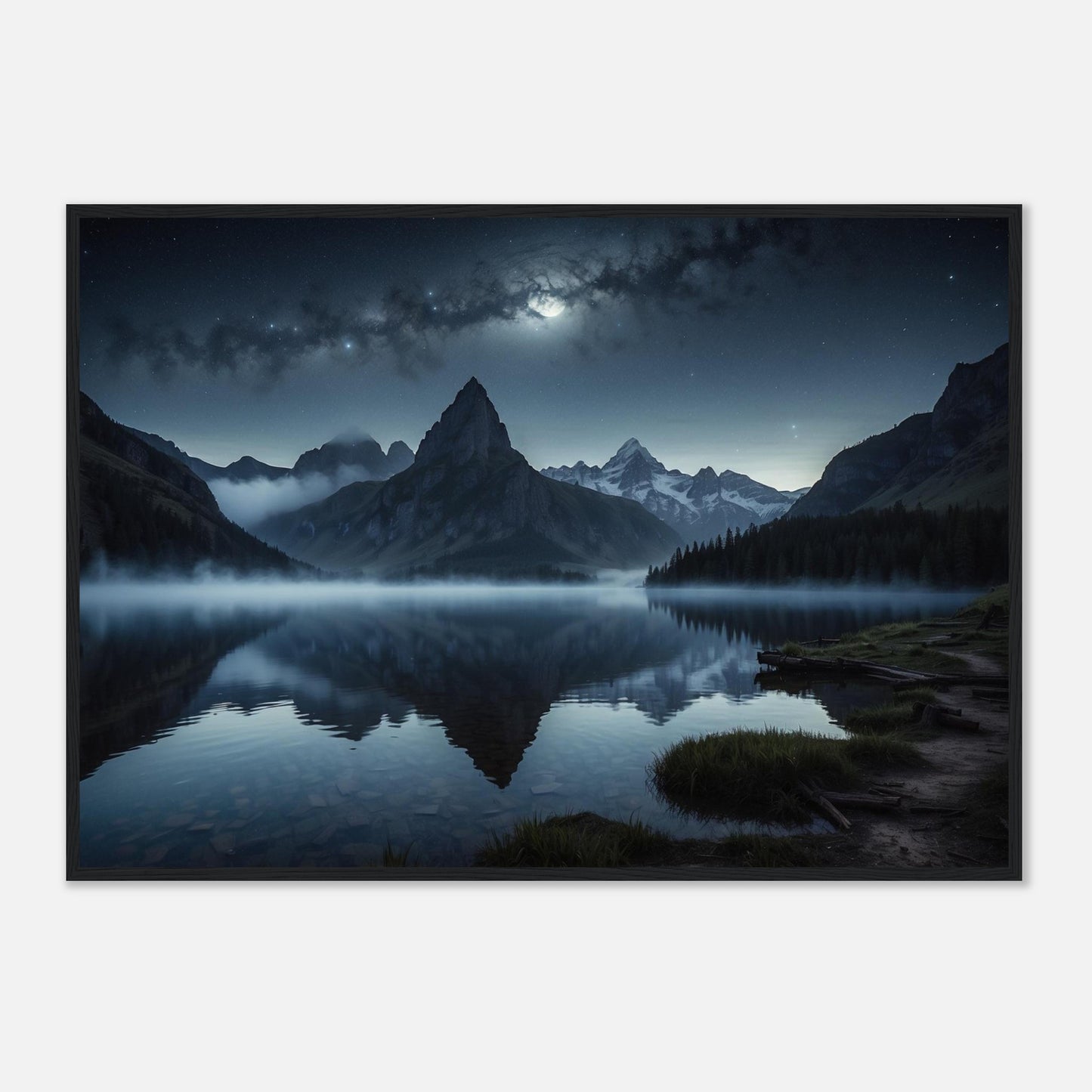 Premium Matte Paper Wooden Framed Poster