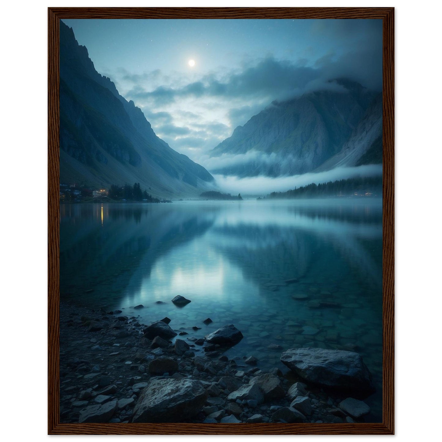 Premium Matte Paper Wooden Framed Poster