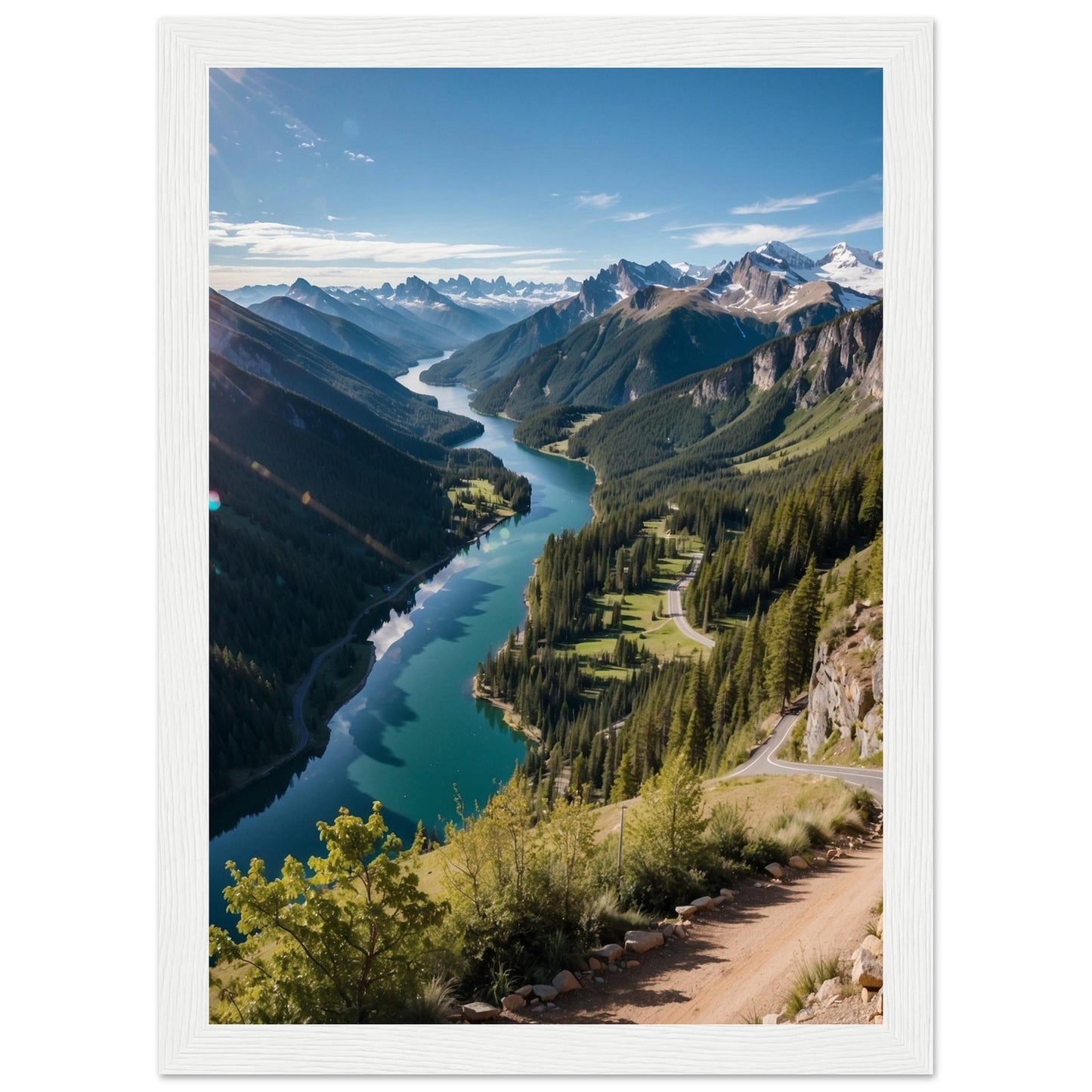 Premium Matte Paper Wooden Framed Poster