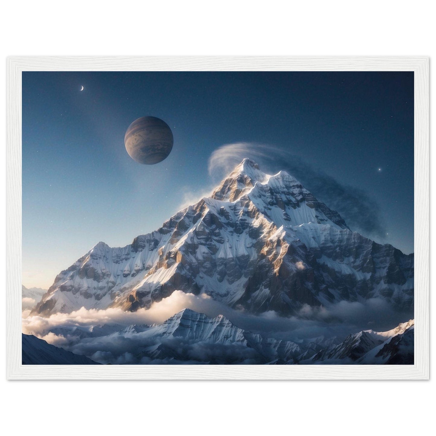 Premium Matte Paper Wooden Framed Poster