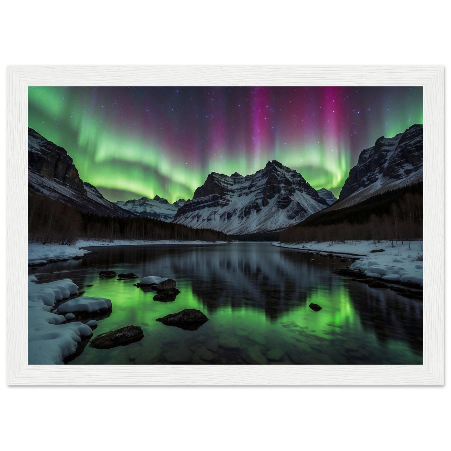 Premium Matte Paper Wooden Framed Poster