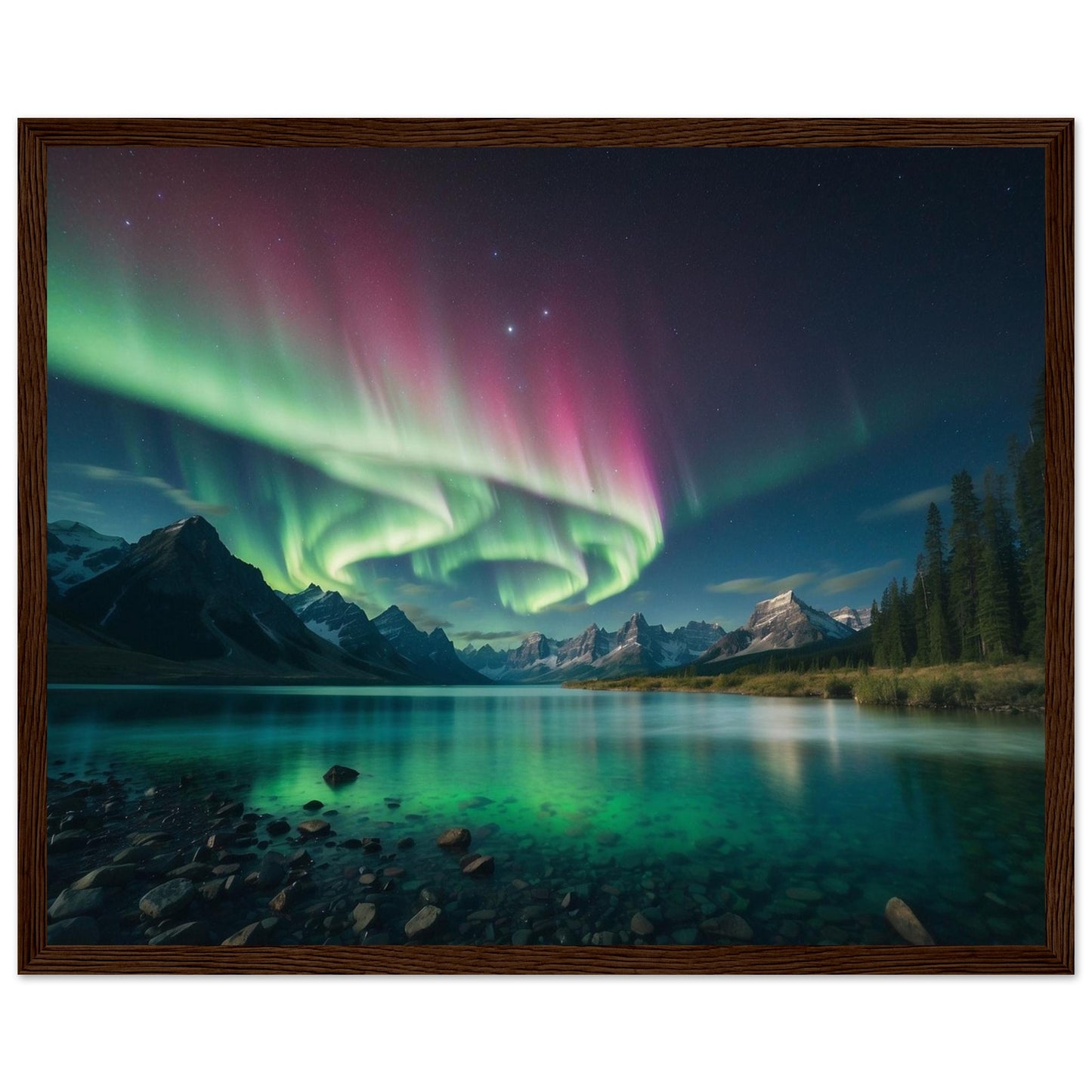 Premium Matte Paper Wooden Framed Poster