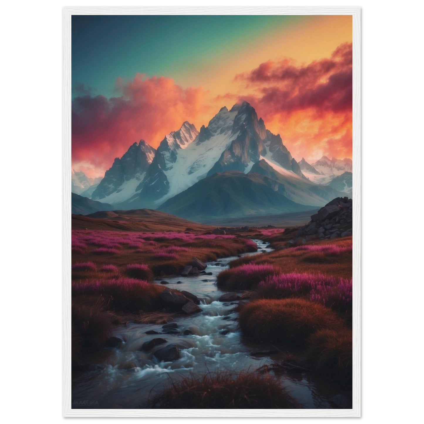 Premium Matte Paper Wooden Framed Poster