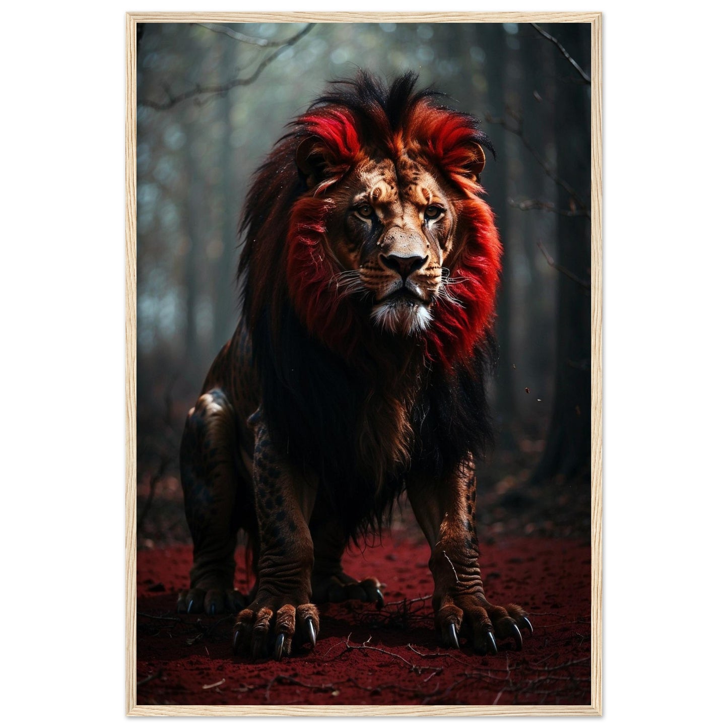 Premium Matte Paper Wooden Framed Poster