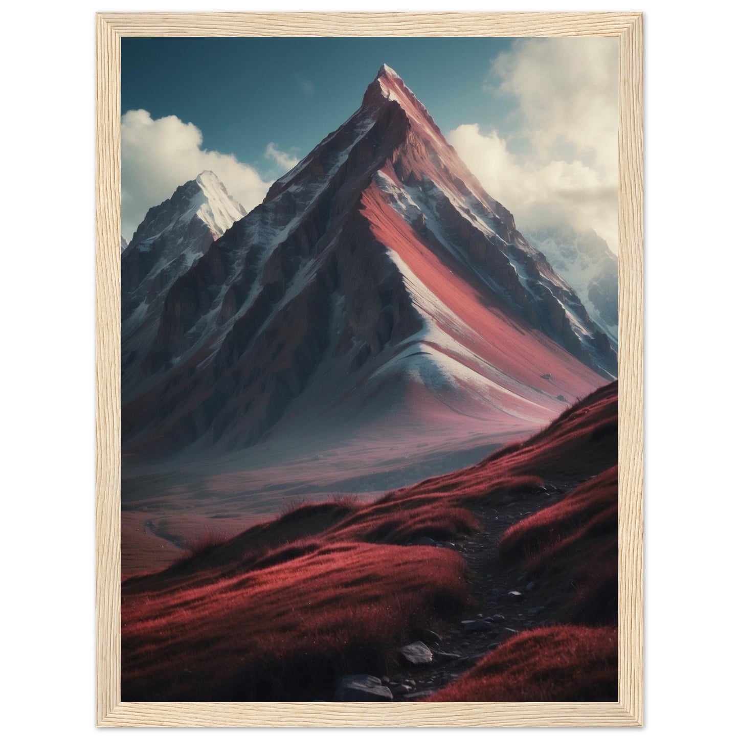 Premium Matte Paper Wooden Framed Poster