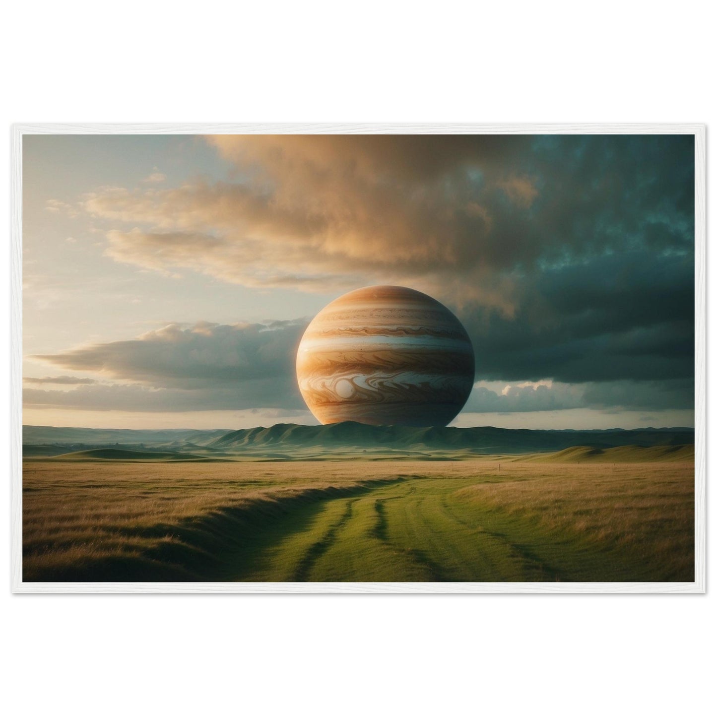 Premium Matte Paper Wooden Framed Poster