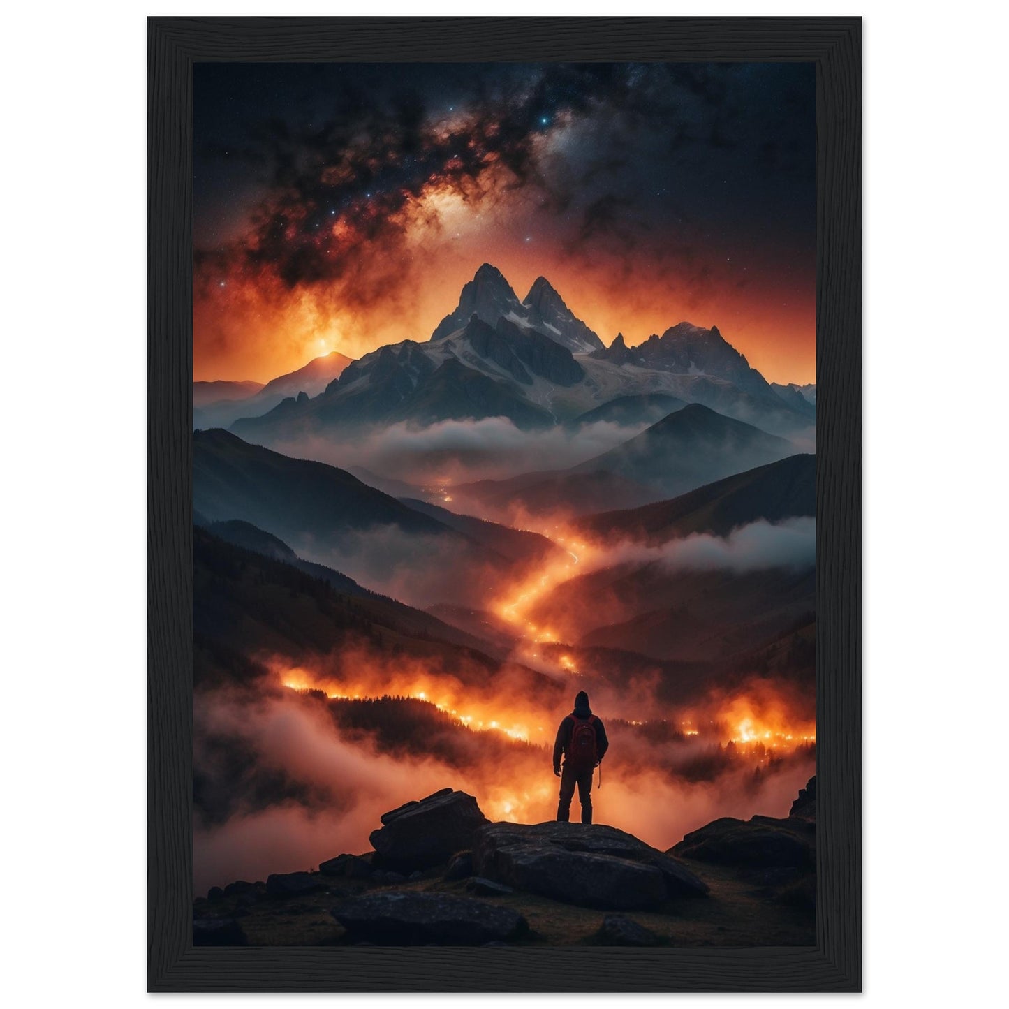 Premium Matte Paper Wooden Framed Poster