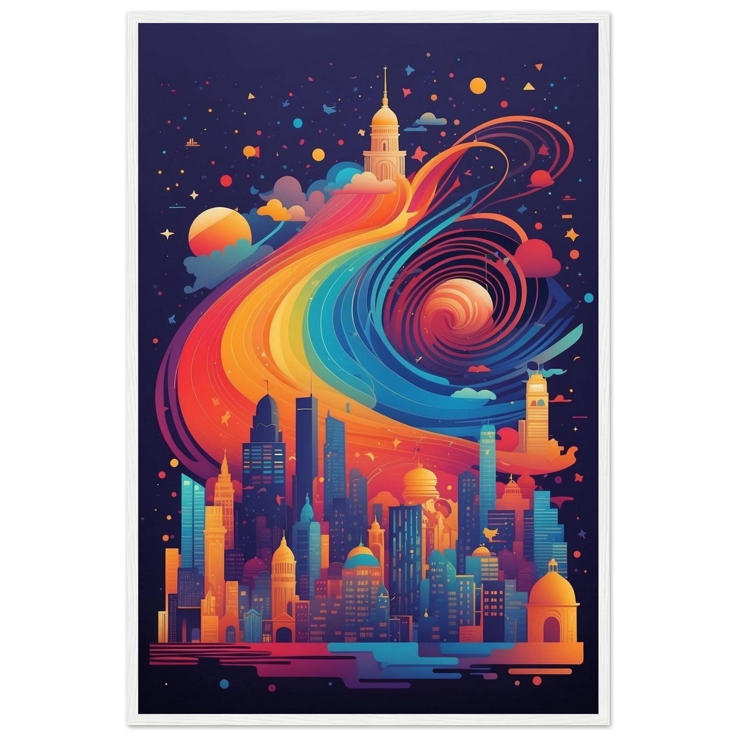 Premium Matte Paper Wooden Framed Poster