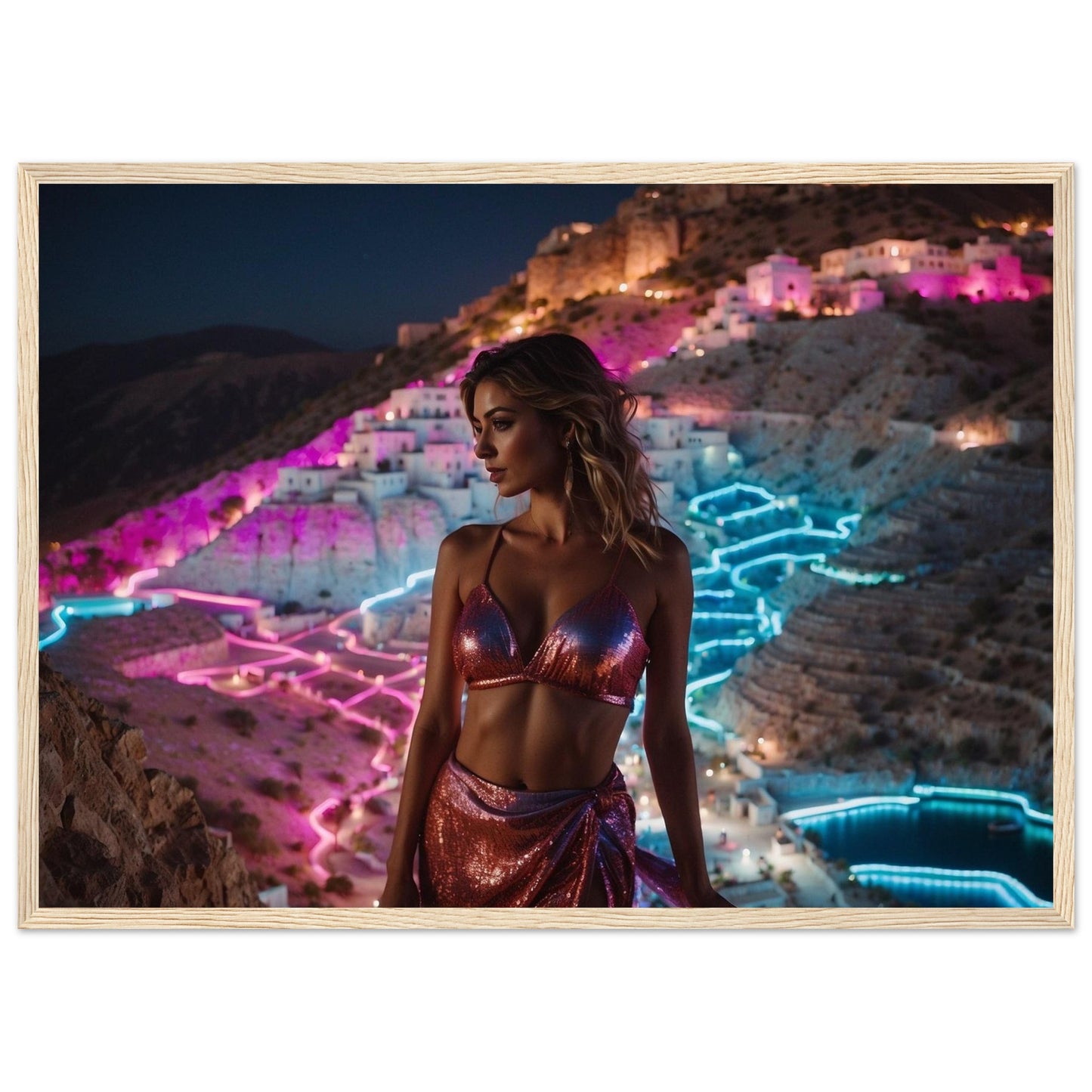 Premium Matte Paper Wooden Framed Poster