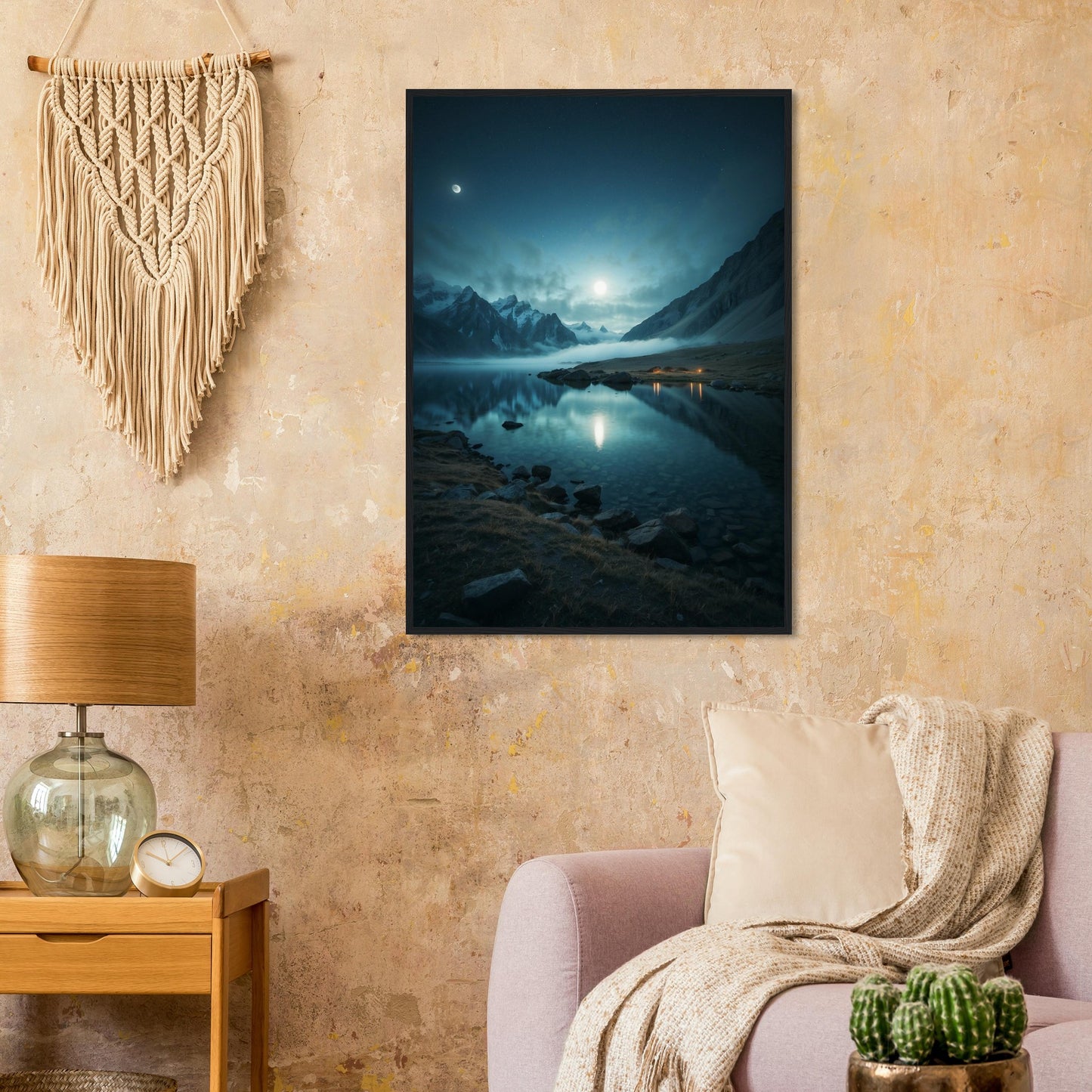Premium Matte Paper Wooden Framed Poster