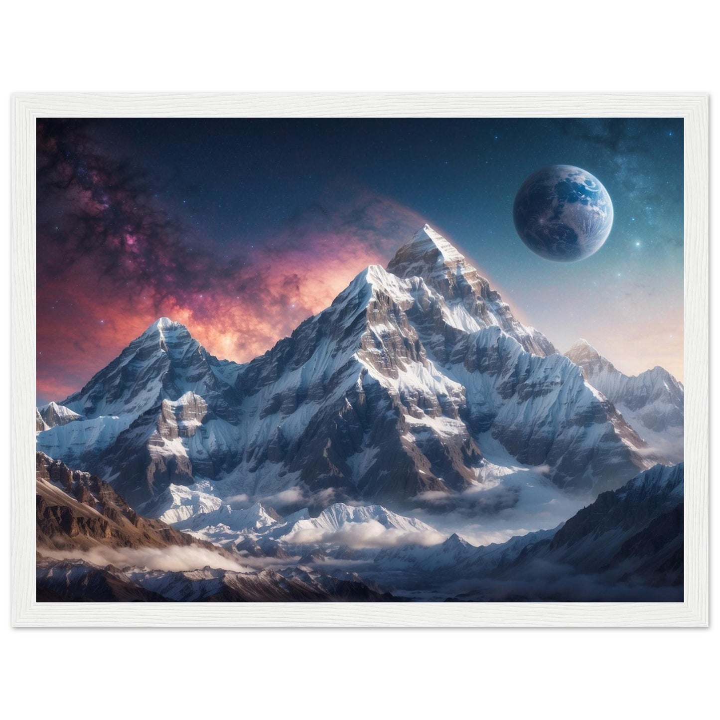 Premium Matte Paper Wooden Framed Poster