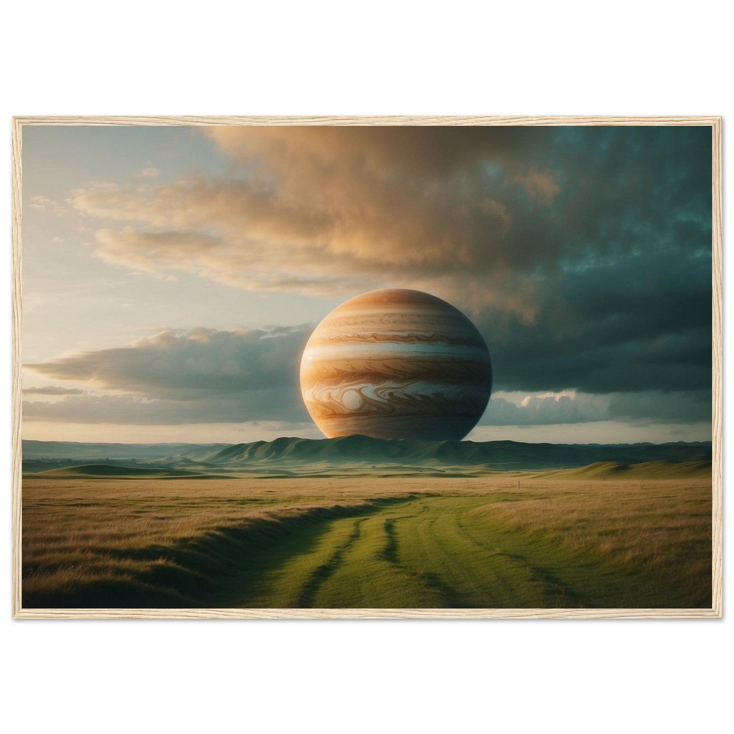 Premium Matte Paper Wooden Framed Poster