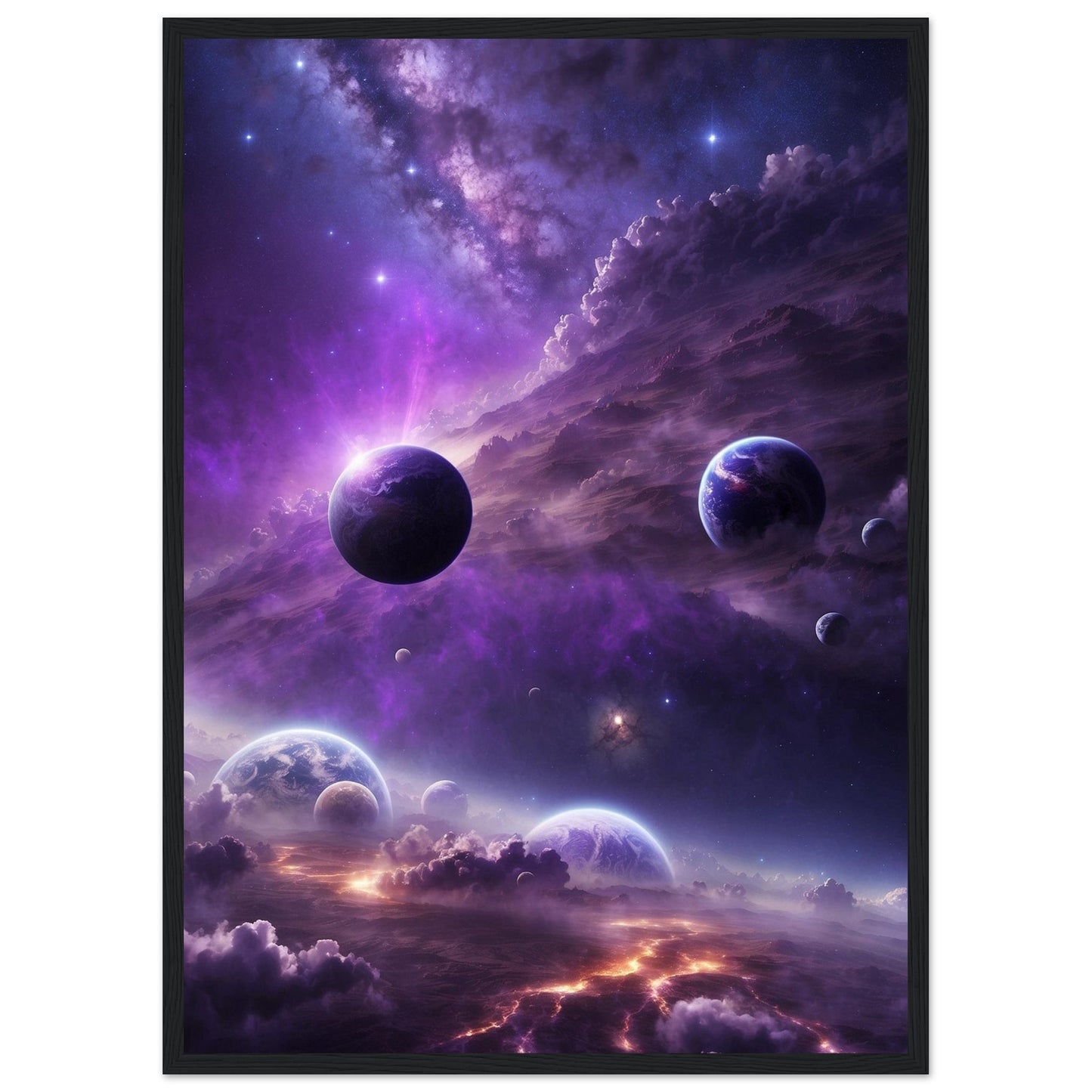 Premium Matte Paper Wooden Framed Poster