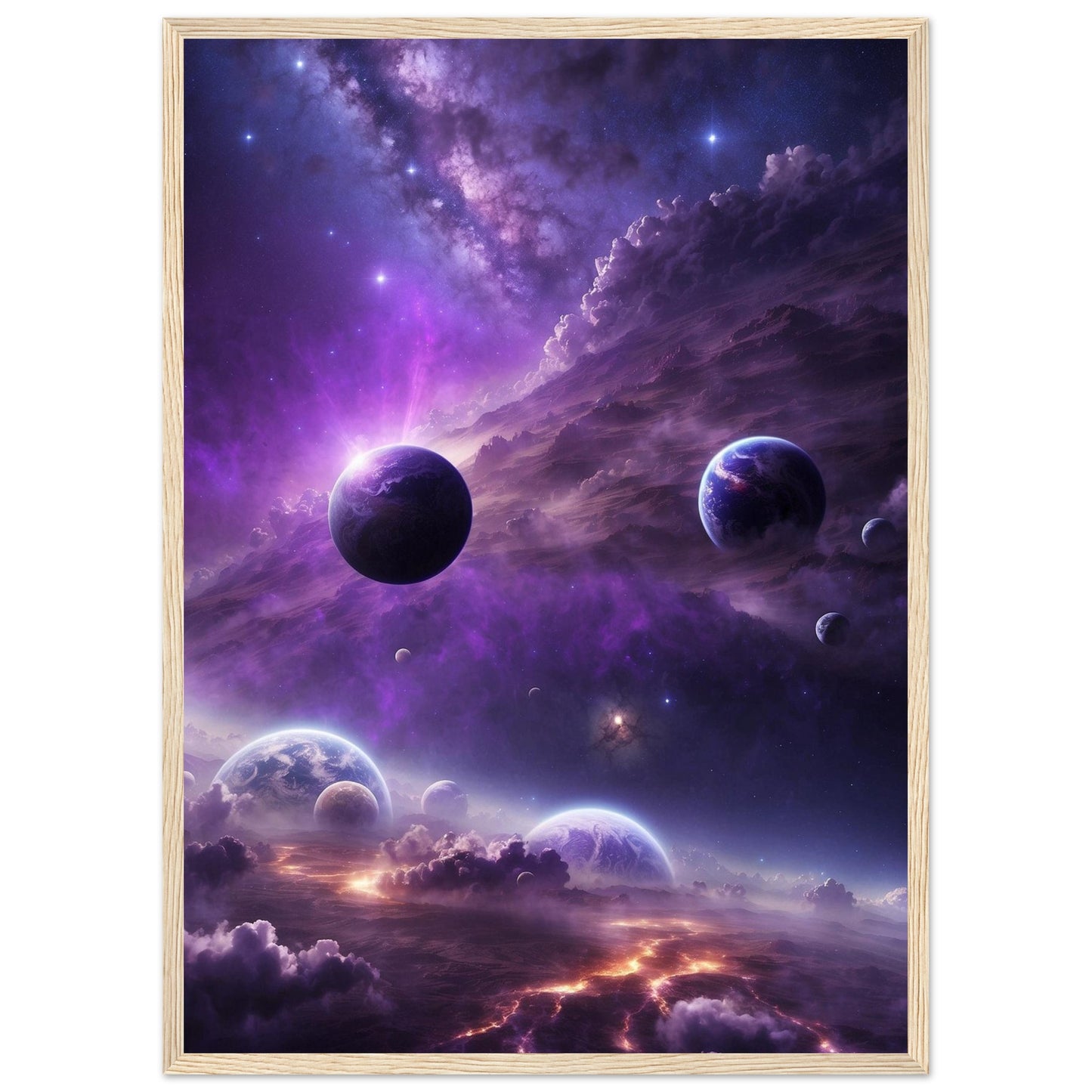 Premium Matte Paper Wooden Framed Poster