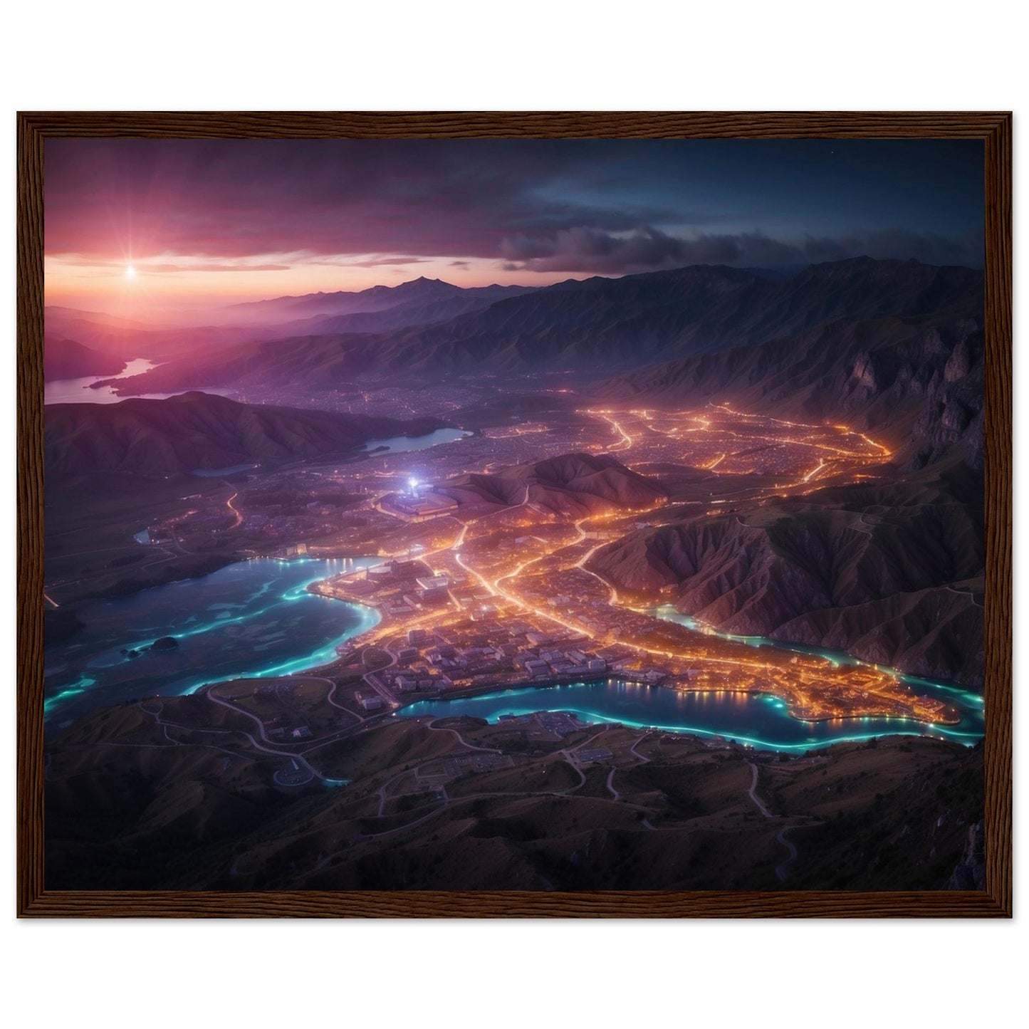 Premium Matte Paper Wooden Framed Poster