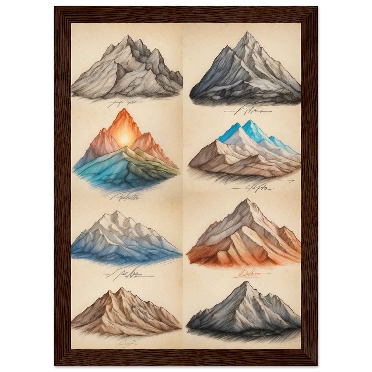 Premium Matte Paper Wooden Framed Poster