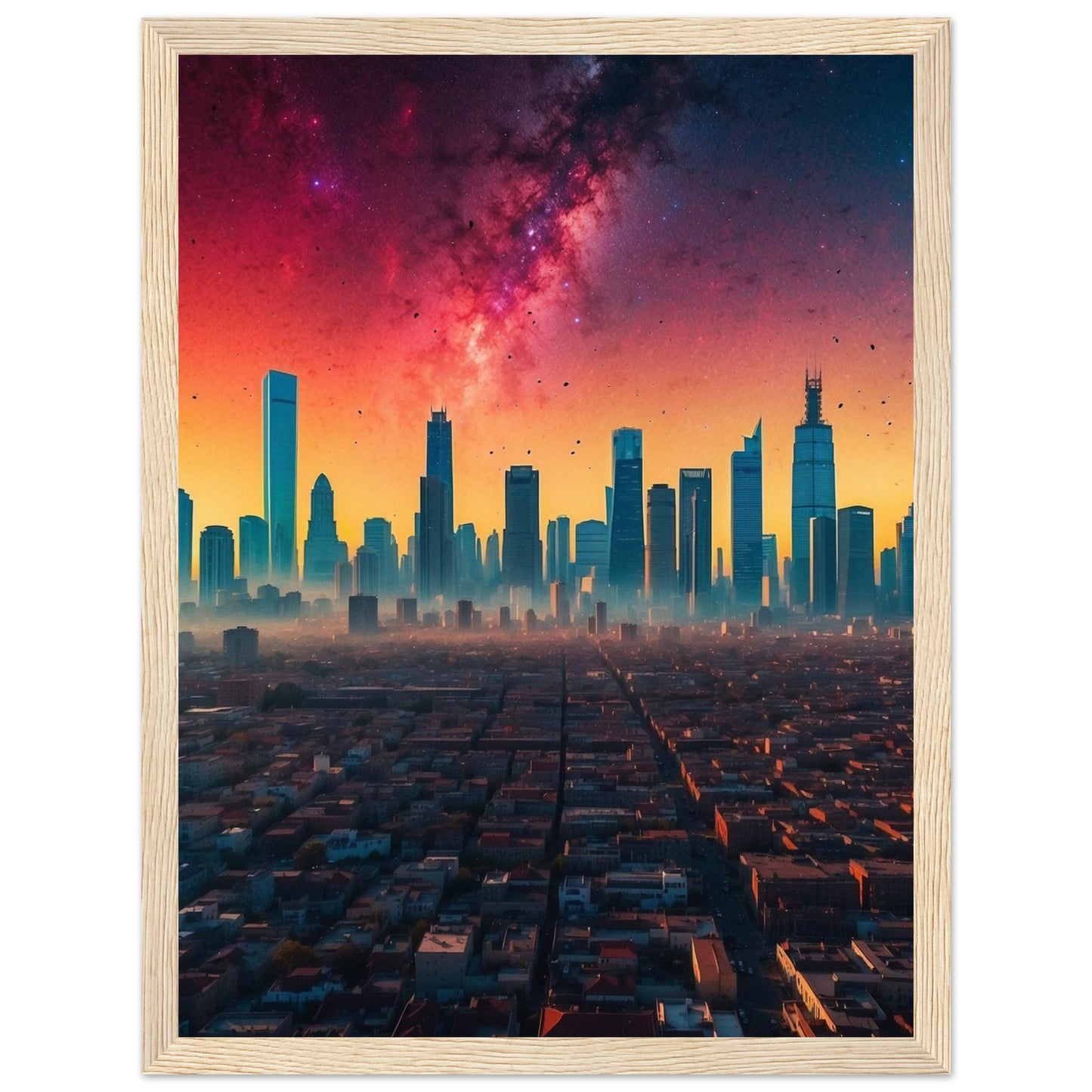 Premium Matte Paper Wooden Framed Poster
