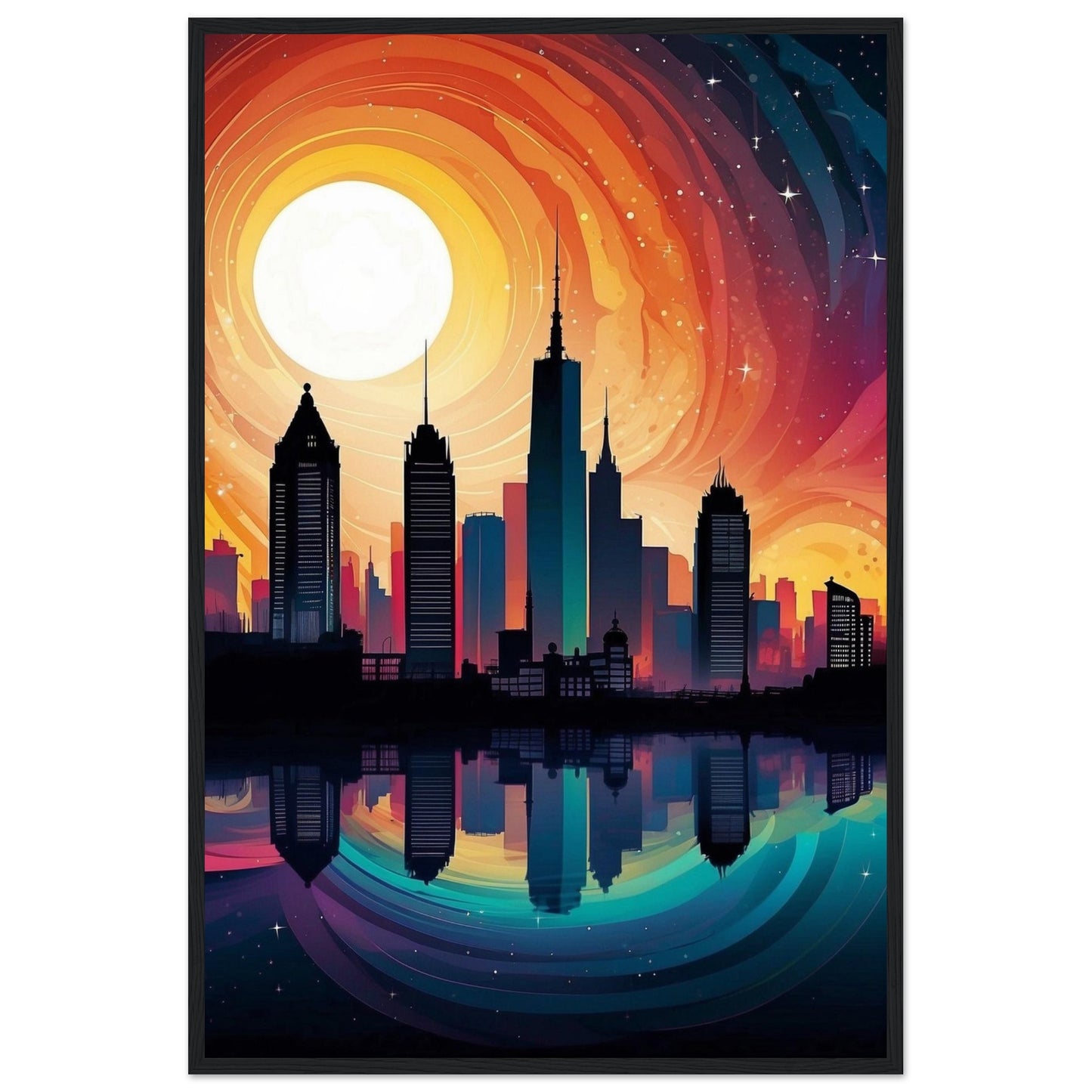 Premium Matte Paper Wooden Framed Poster
