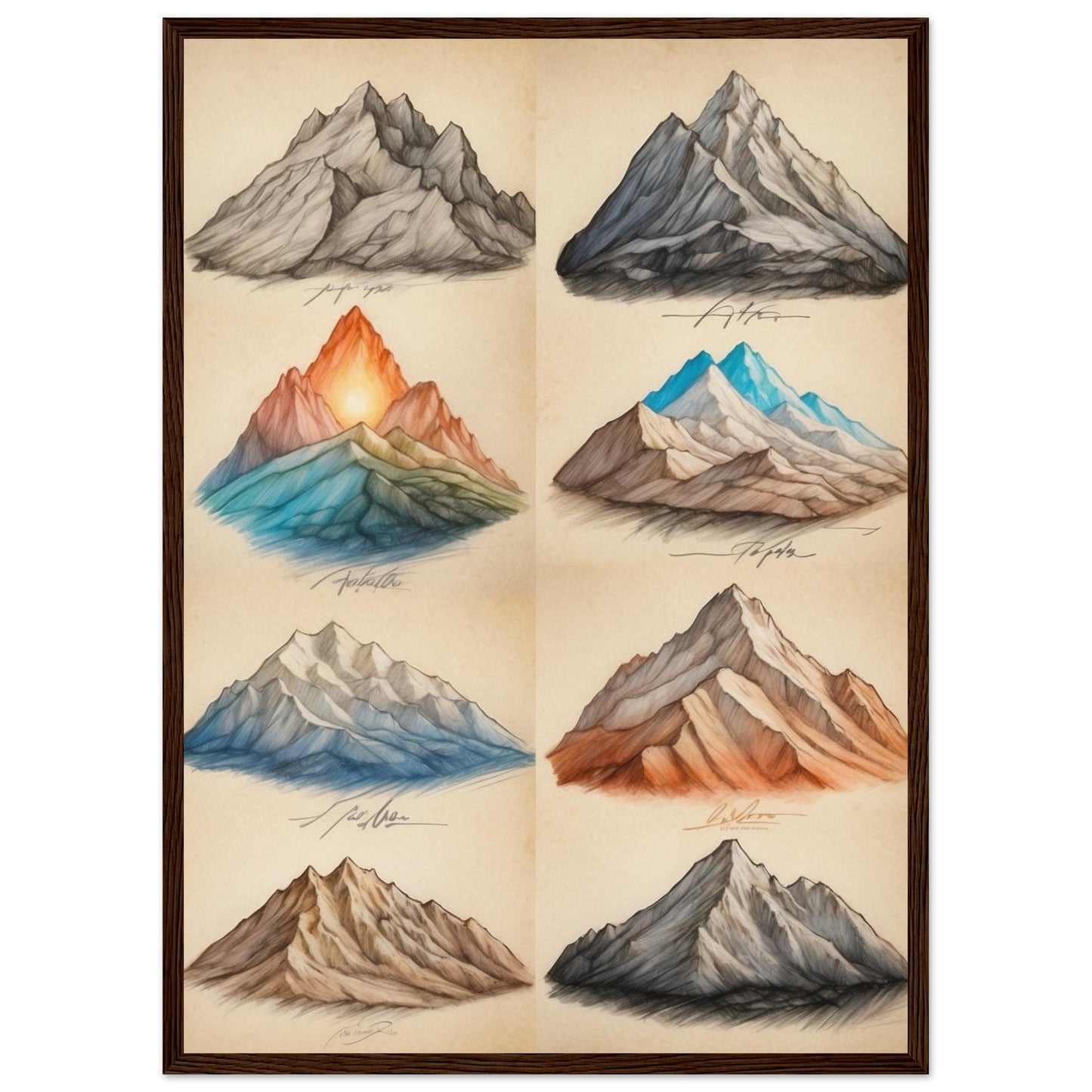Premium Matte Paper Wooden Framed Poster