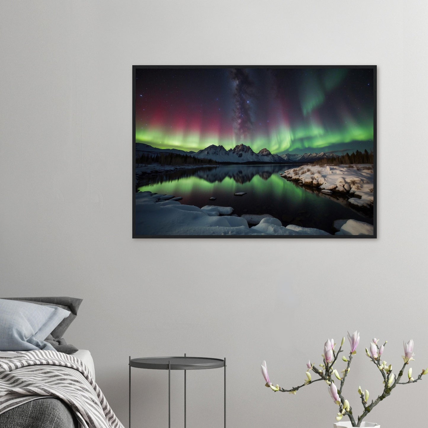 Premium Matte Paper Wooden Framed Poster