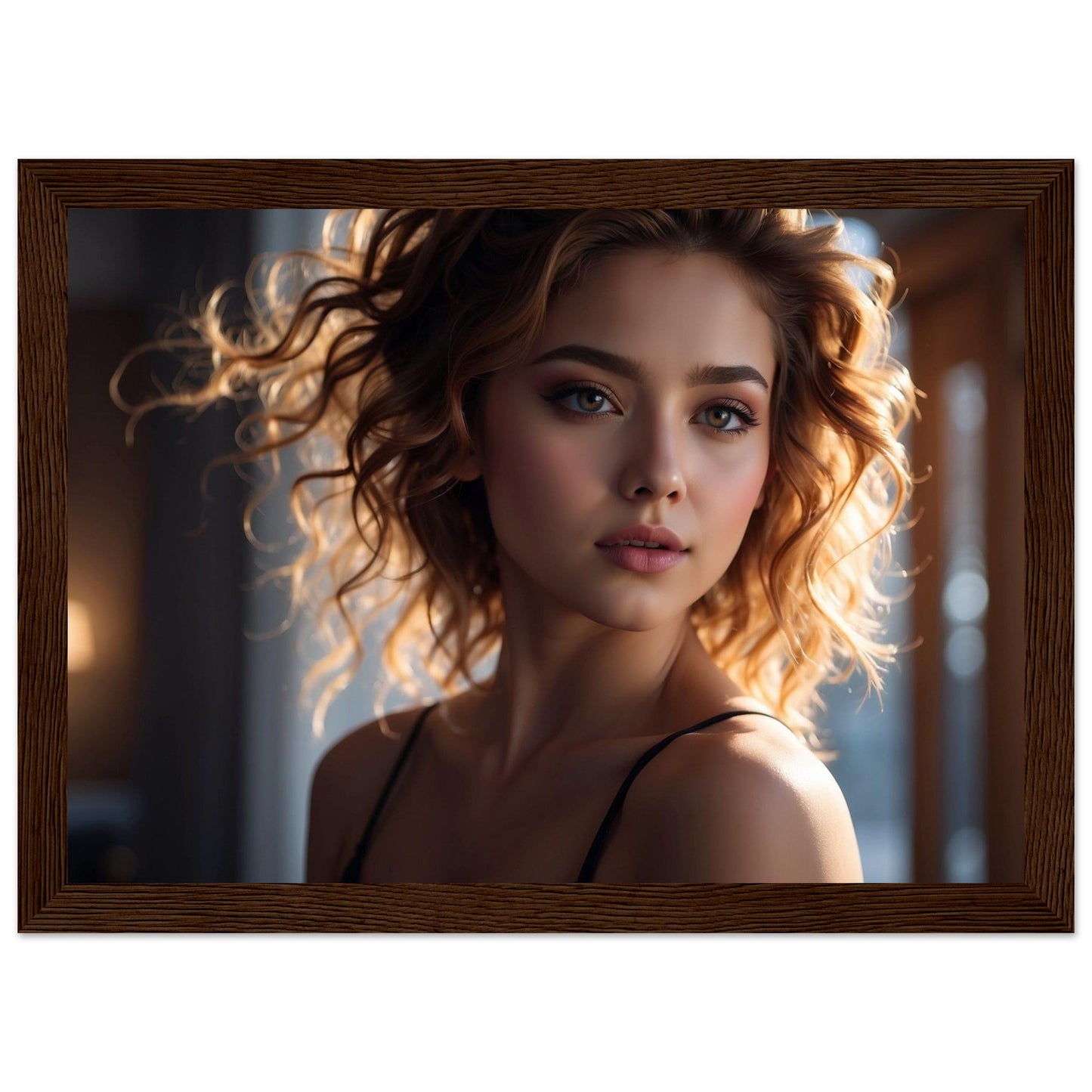 Premium Matte Paper Wooden Framed Poster