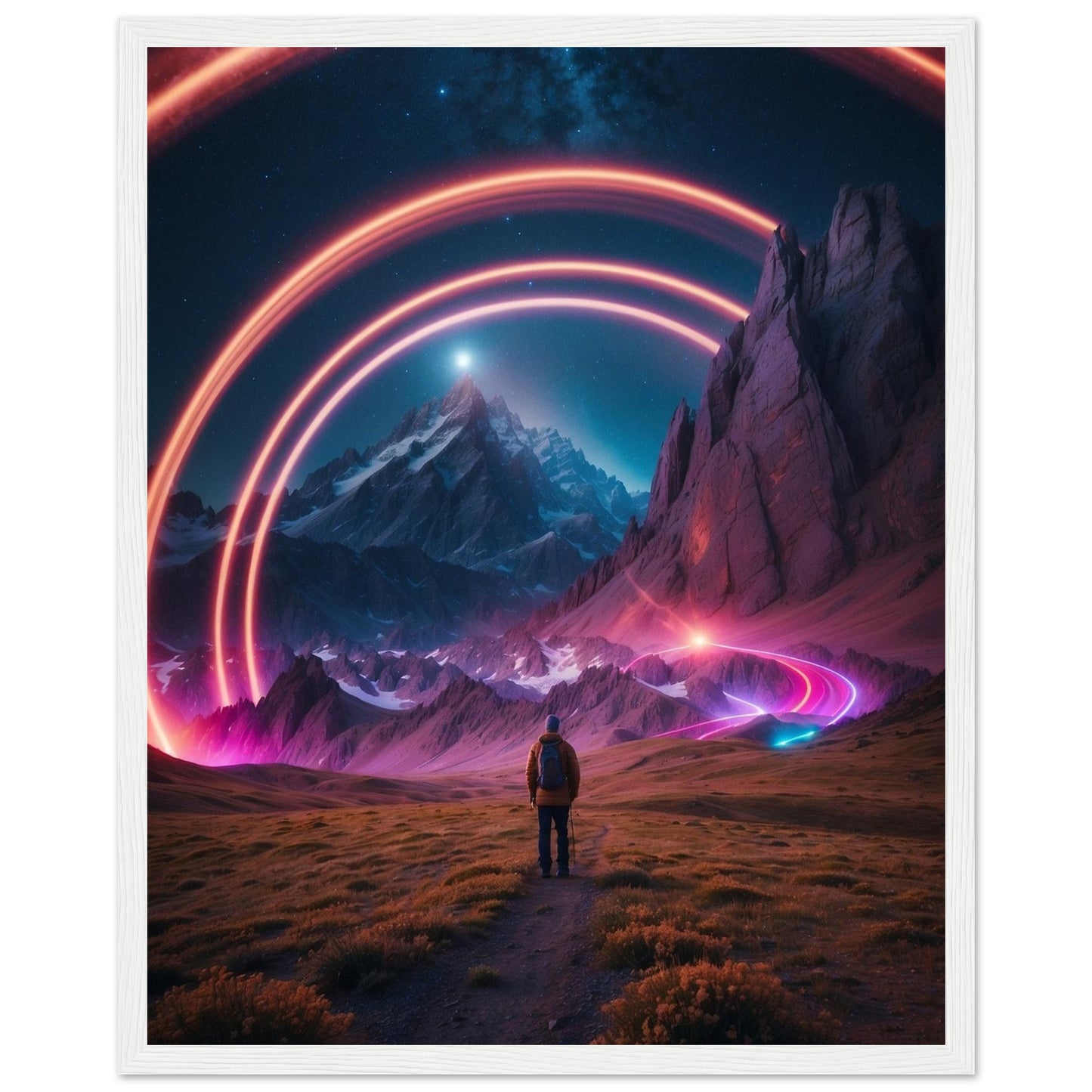 Premium Matte Paper Wooden Framed Poster
