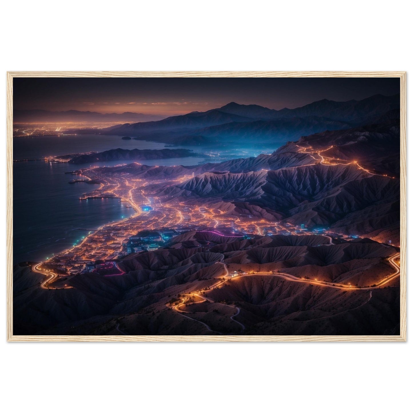 Premium Matte Paper Wooden Framed Poster