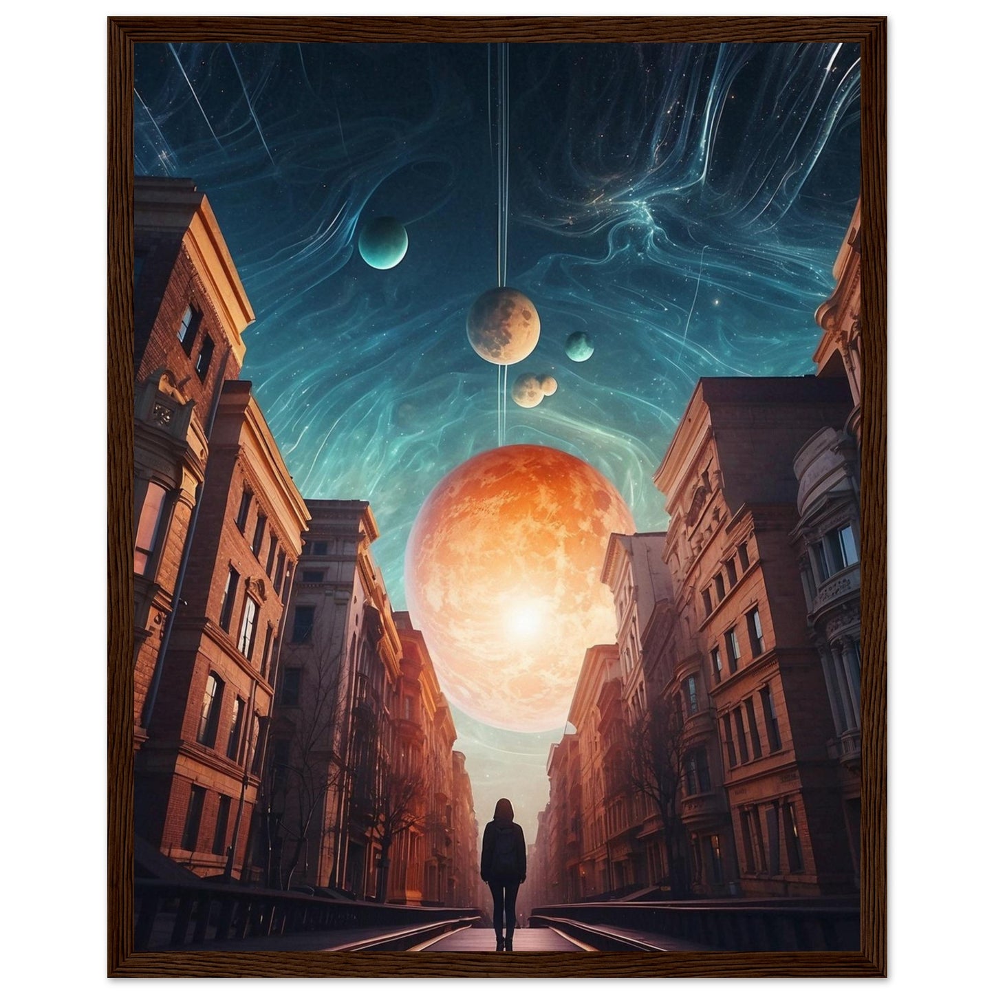 Premium Matte Paper Wooden Framed Poster