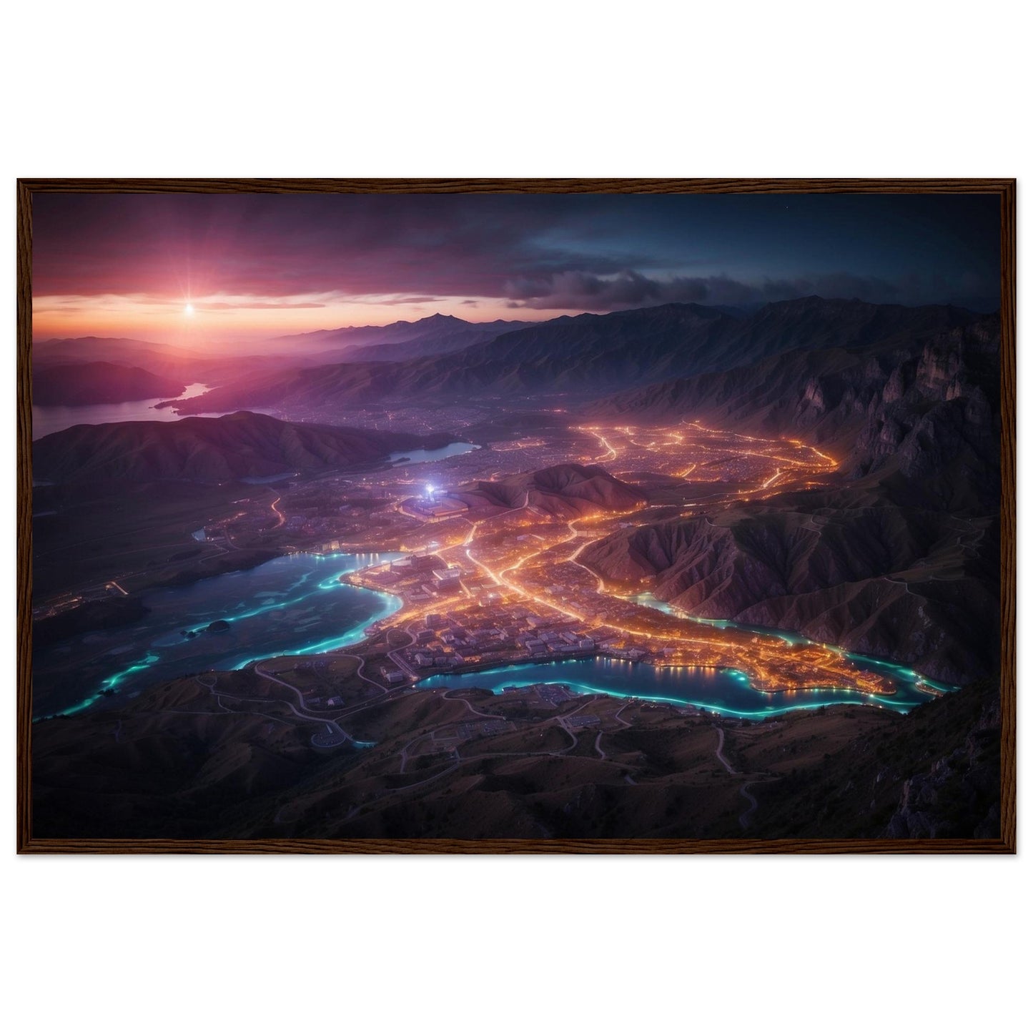 Premium Matte Paper Wooden Framed Poster