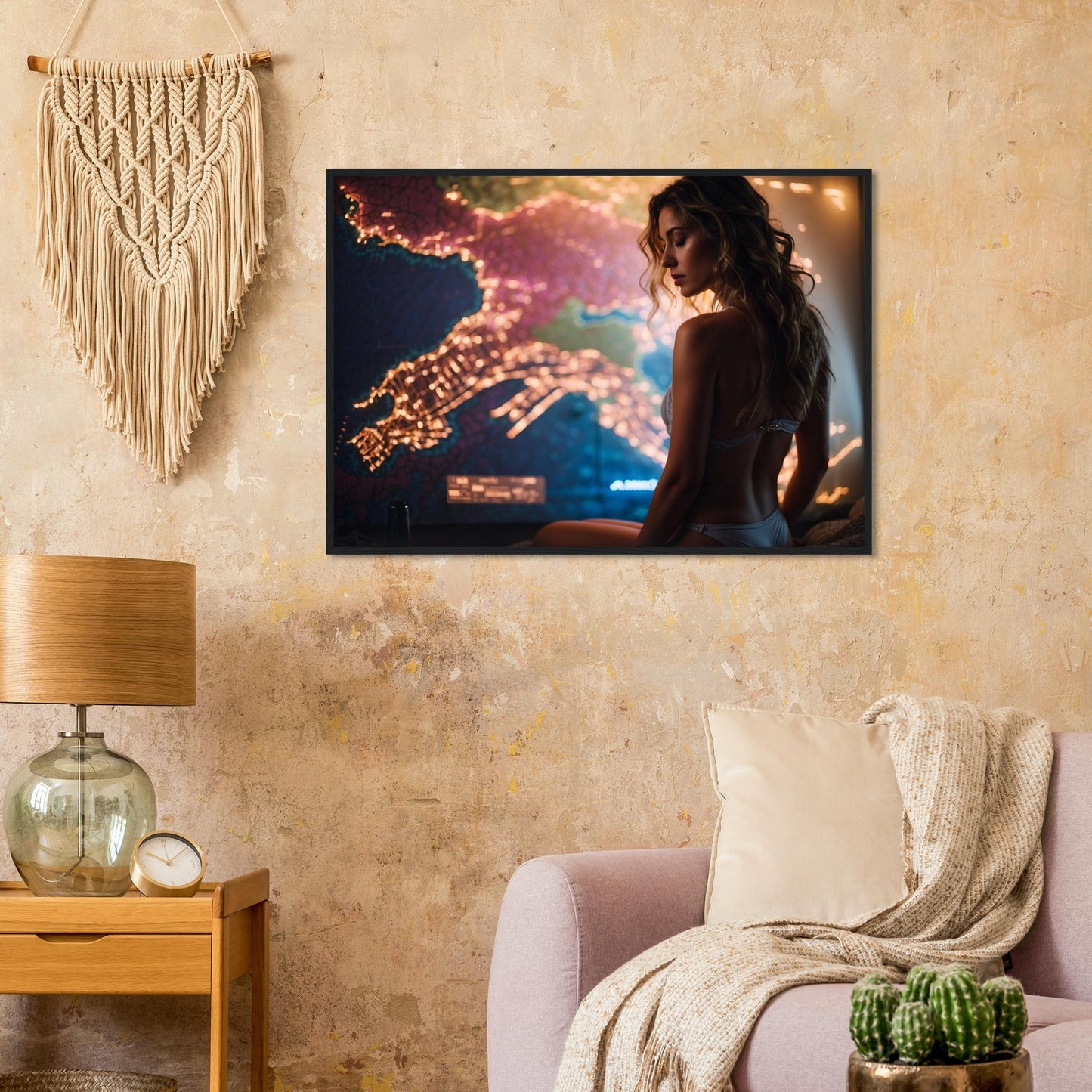 Premium Matte Paper Wooden Framed Poster