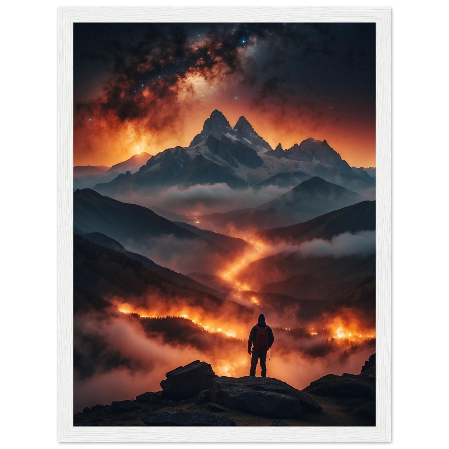 Premium Matte Paper Wooden Framed Poster