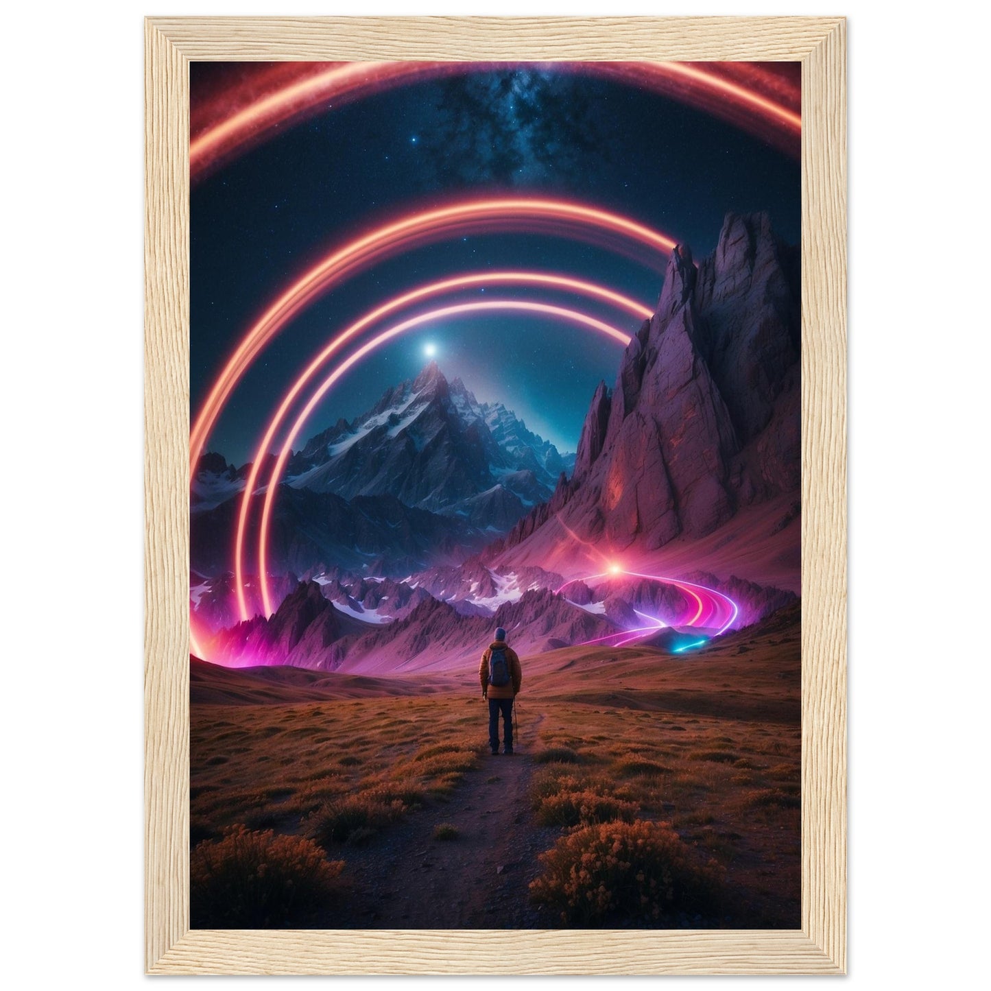 Premium Matte Paper Wooden Framed Poster