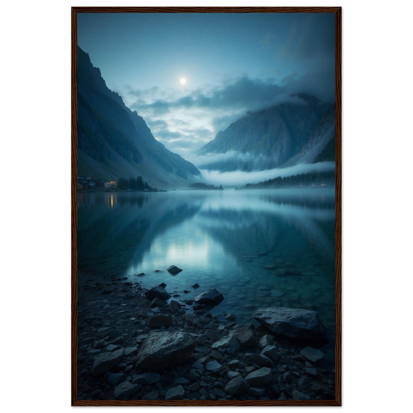 Premium Matte Paper Wooden Framed Poster