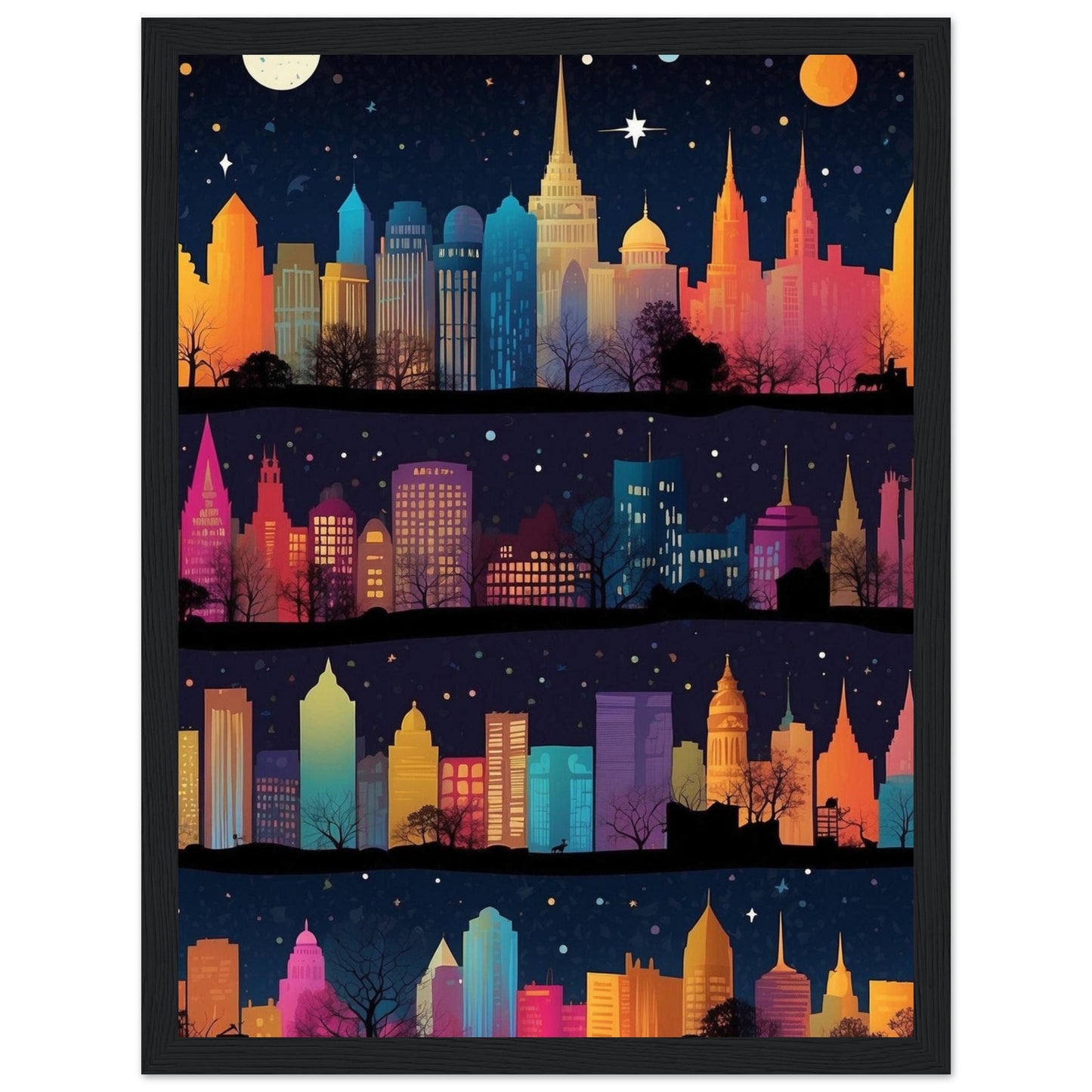 Premium Matte Paper Wooden Framed Poster