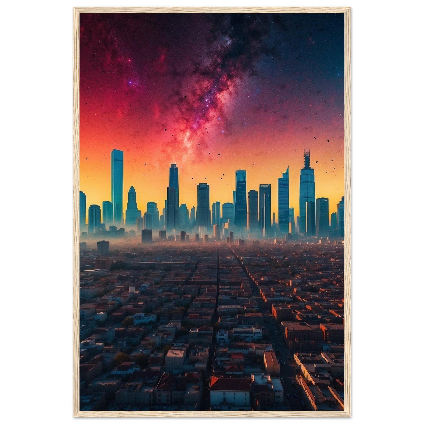 Premium Matte Paper Wooden Framed Poster
