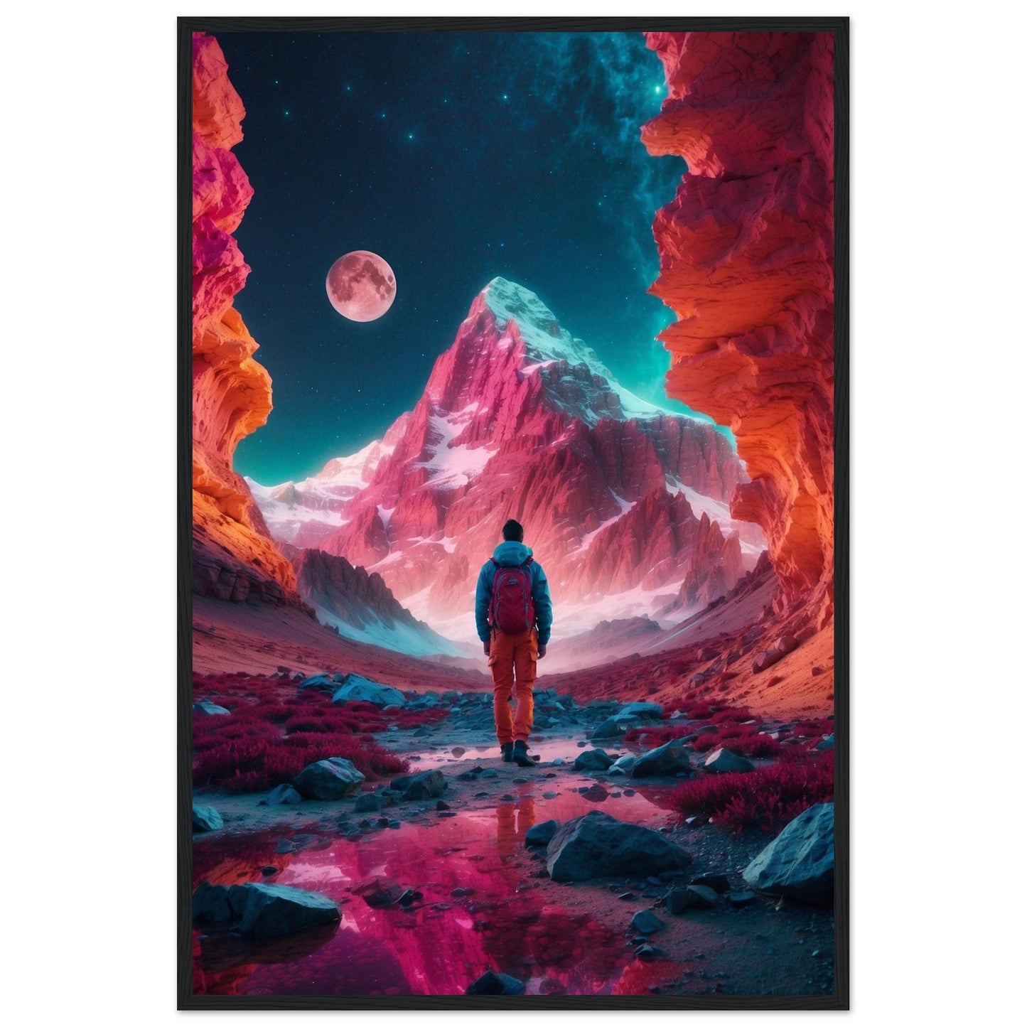 Premium Matte Paper Wooden Framed Poster