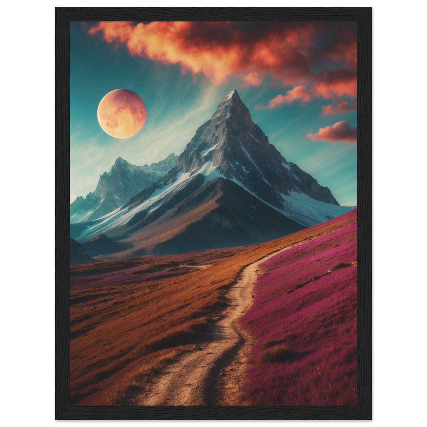 Premium Matte Paper Wooden Framed Poster