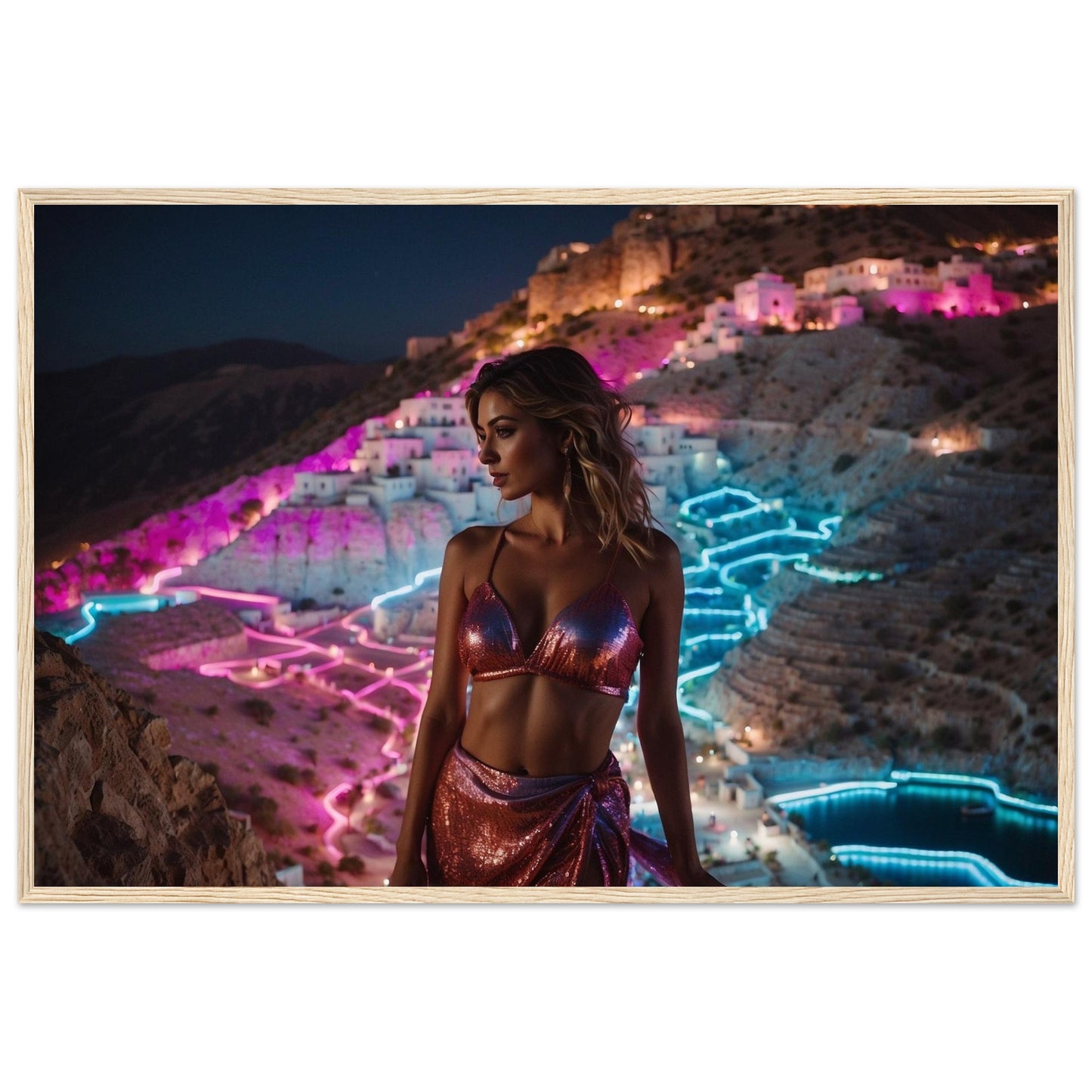 Premium Matte Paper Wooden Framed Poster