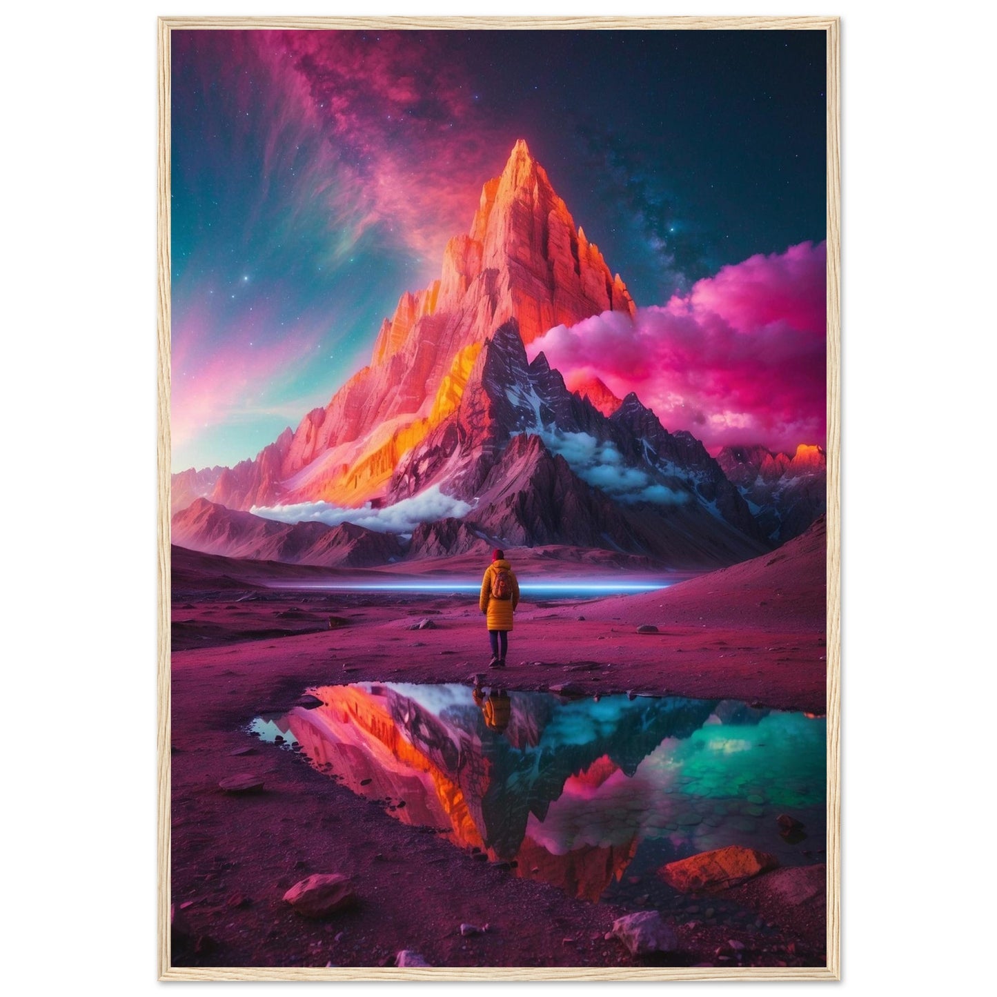 Premium Matte Paper Wooden Framed Poster