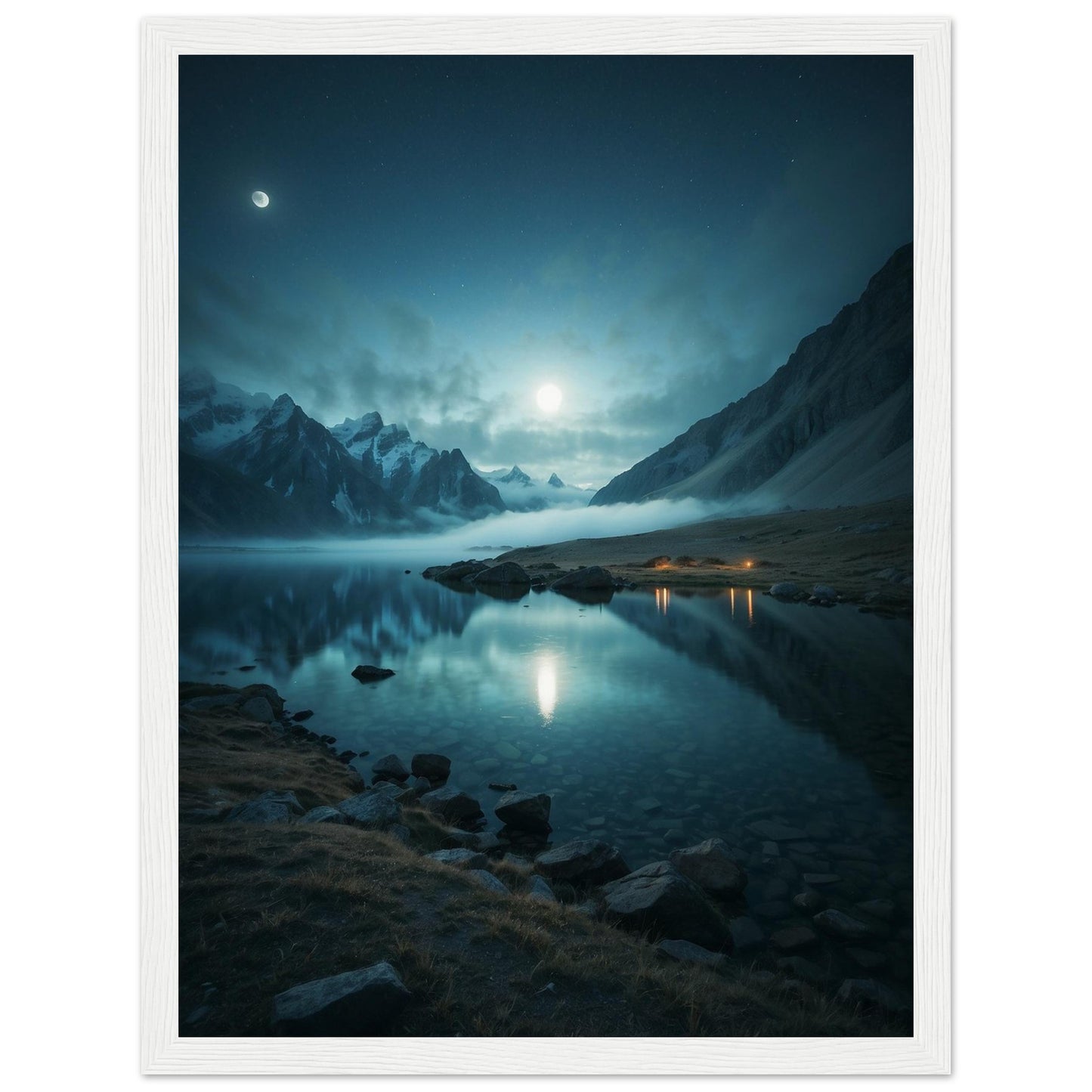 Premium Matte Paper Wooden Framed Poster